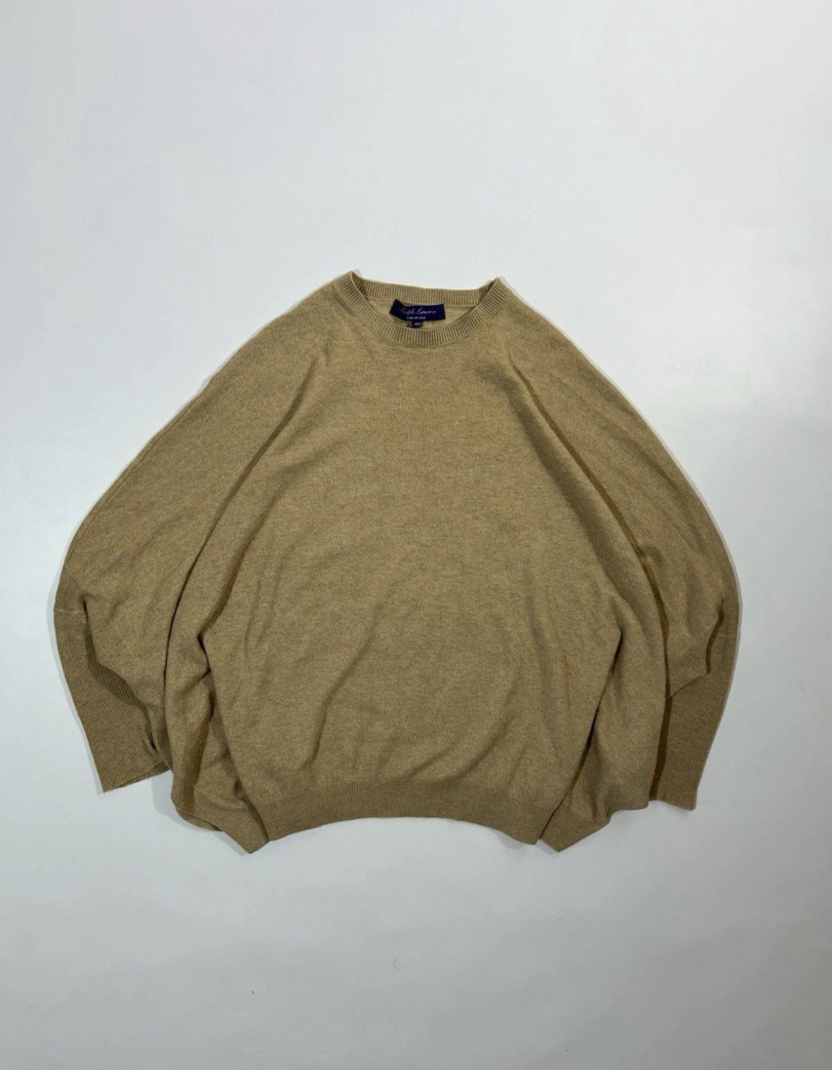 Ralph Lauren Purple Label RARE POLO RALPH LAUREN Purple Label Cashmere Oversize Sweate Size S / US 4 / IT 40 - 1 Thumbnail