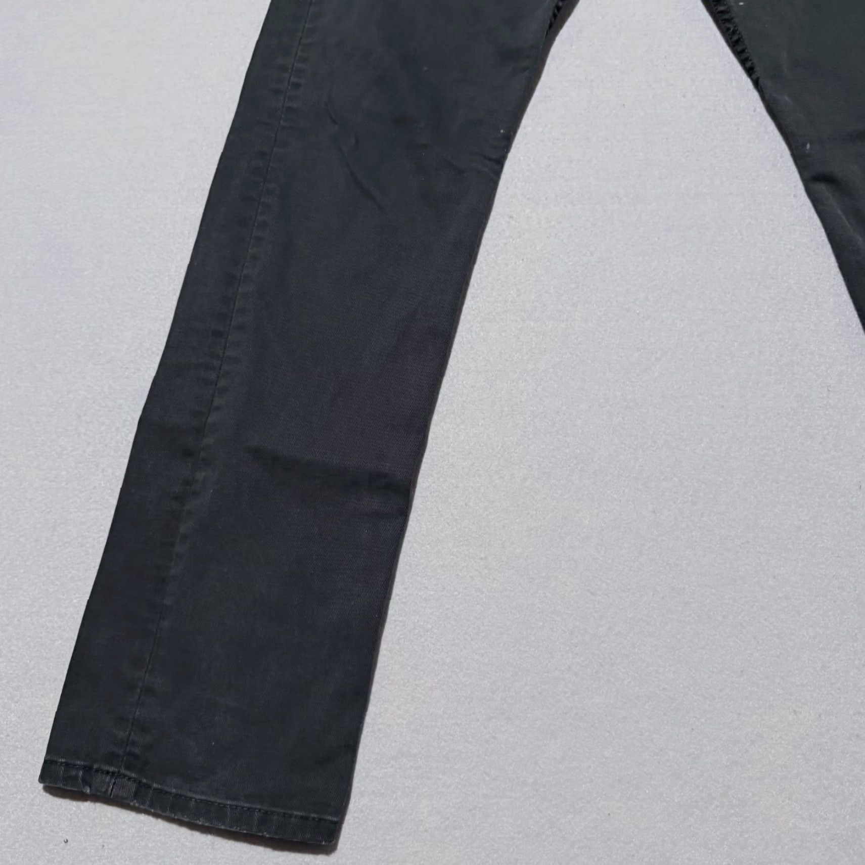 Levi's Levi's Jeans Men Black Denim Low Rise Straight Classic Zip Fly - 30X32 Size US 30 / EU 46 - 5 Thumbnail