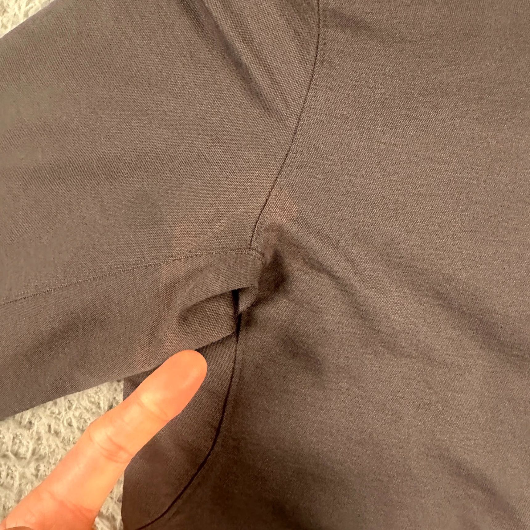 Lululemon Lululemon Commission Shirt Men Large Gray Button Up Stretch Long Sleeve Flaws Size US L / EU 52-54 / 3 - 4 Thumbnail
