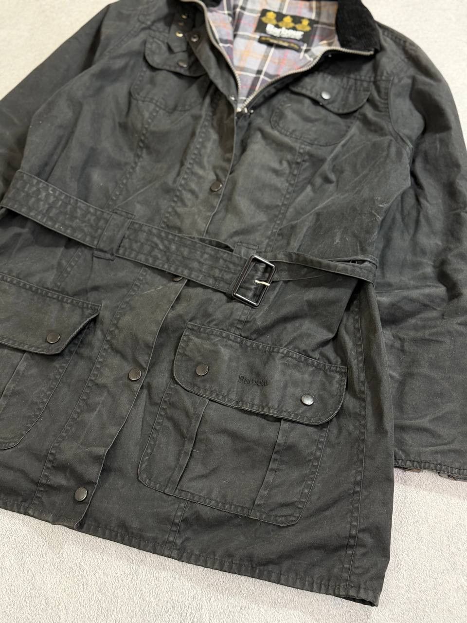 Barbour Barbour Waxed Utility Belted Women Jacket Y2K Size L / US 10 / IT 46 - 9 Thumbnail