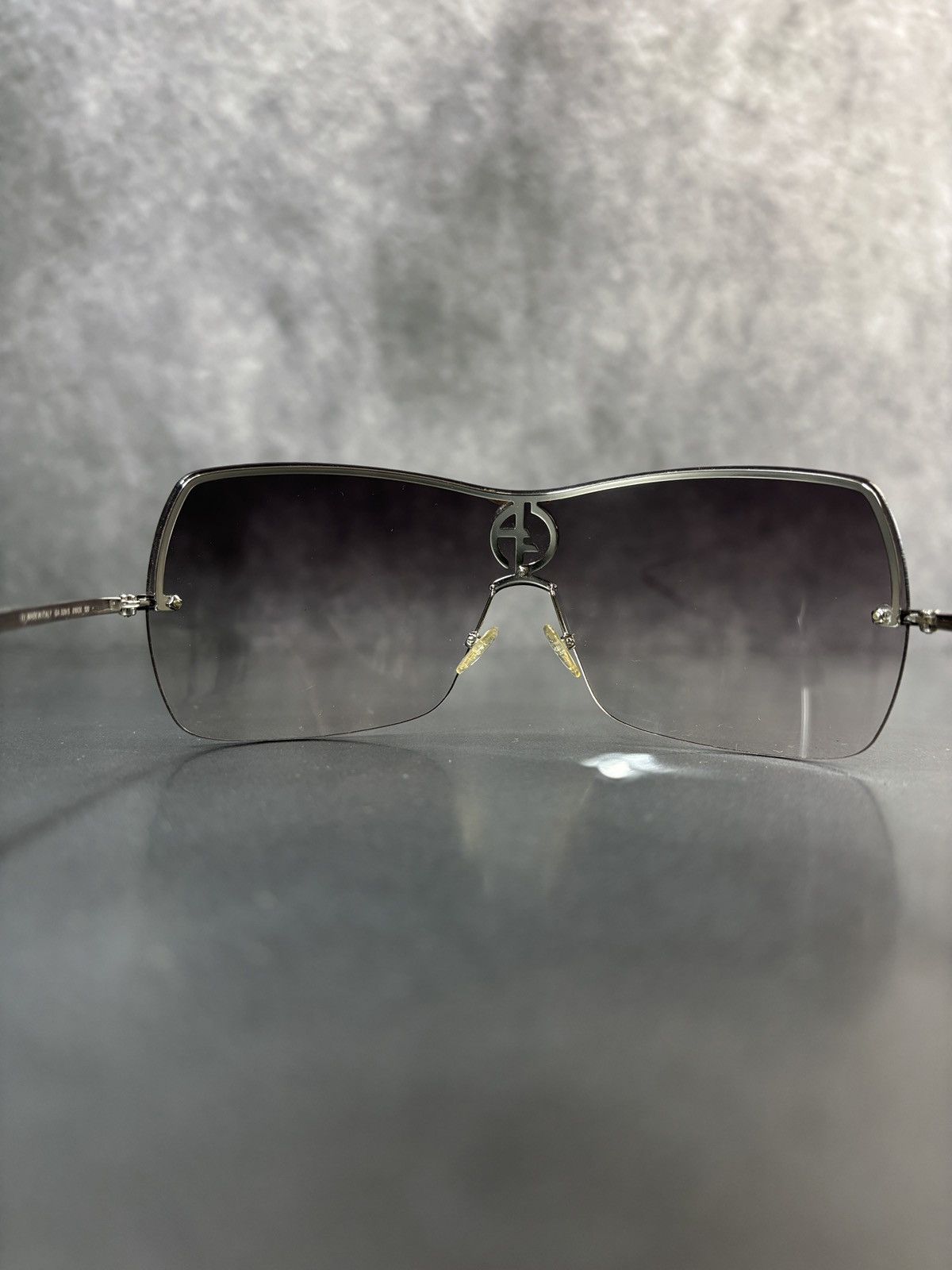 Giorgio Armani 2000s Giorgio Armani Shield Sunglasses GA 329/S Y2K Metal Size ONE SIZE - 7 Thumbnail