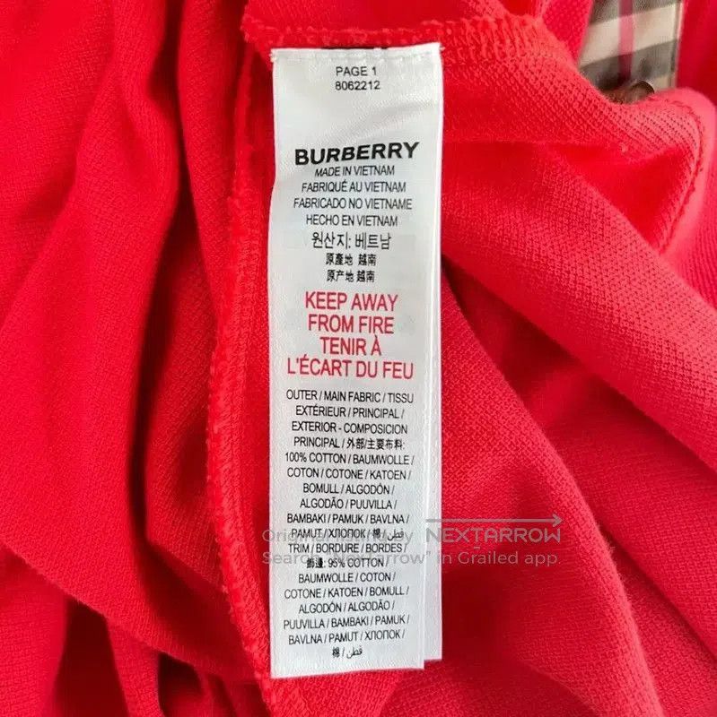Other Burberry Summer Red Short Sleeve Dress. Size XS / US 0-2 / IT 36-38 - 6 Thumbnail