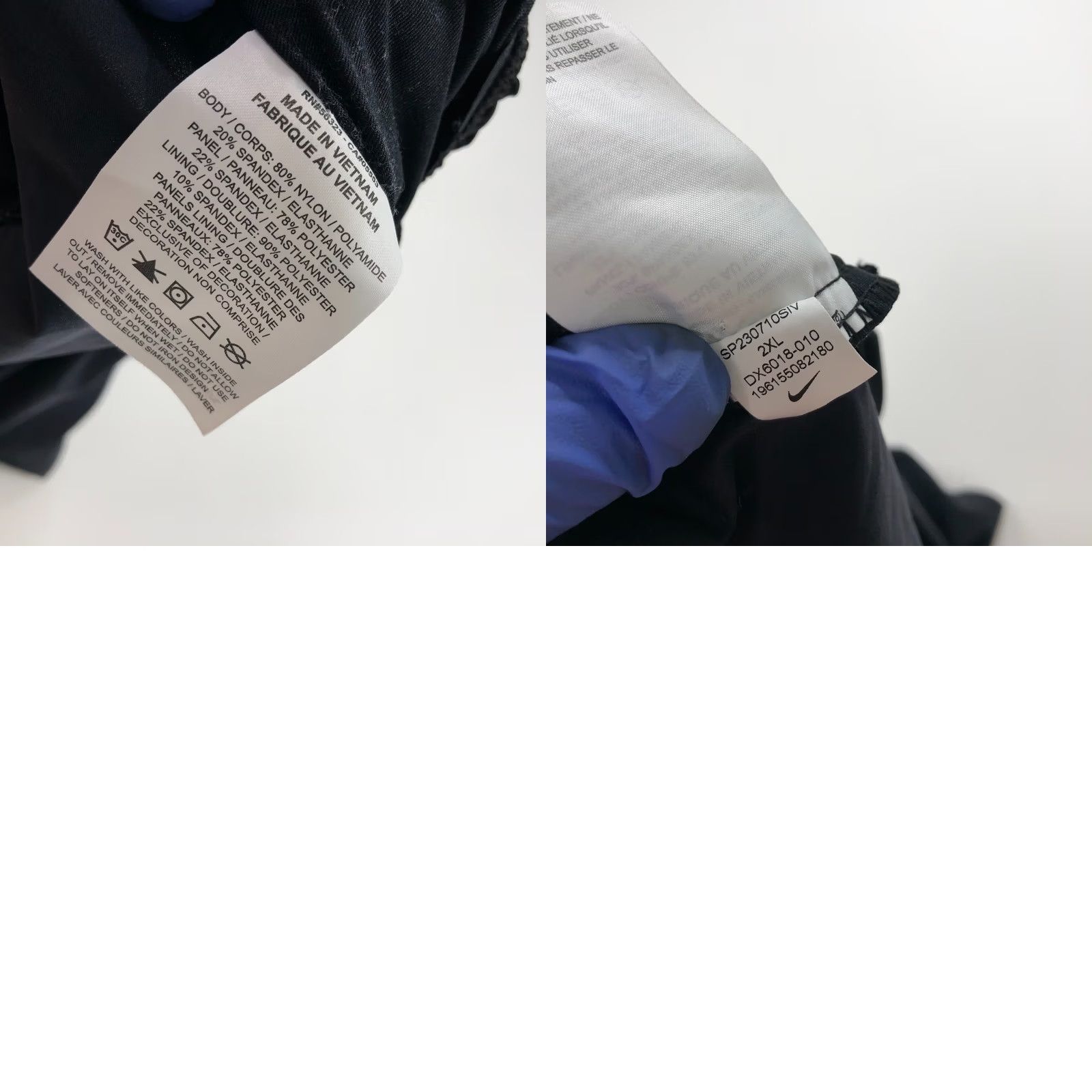Nike Nike Bliss Dri-Fit XXL Brief Lined Running 3" Shorts Black DX6018 Ladies Athletic Shorts Women's 2XL breathable Nylon Polyamide 39in Waist Inseam 3in Size 40" / US 18 - 8 Thumbnail