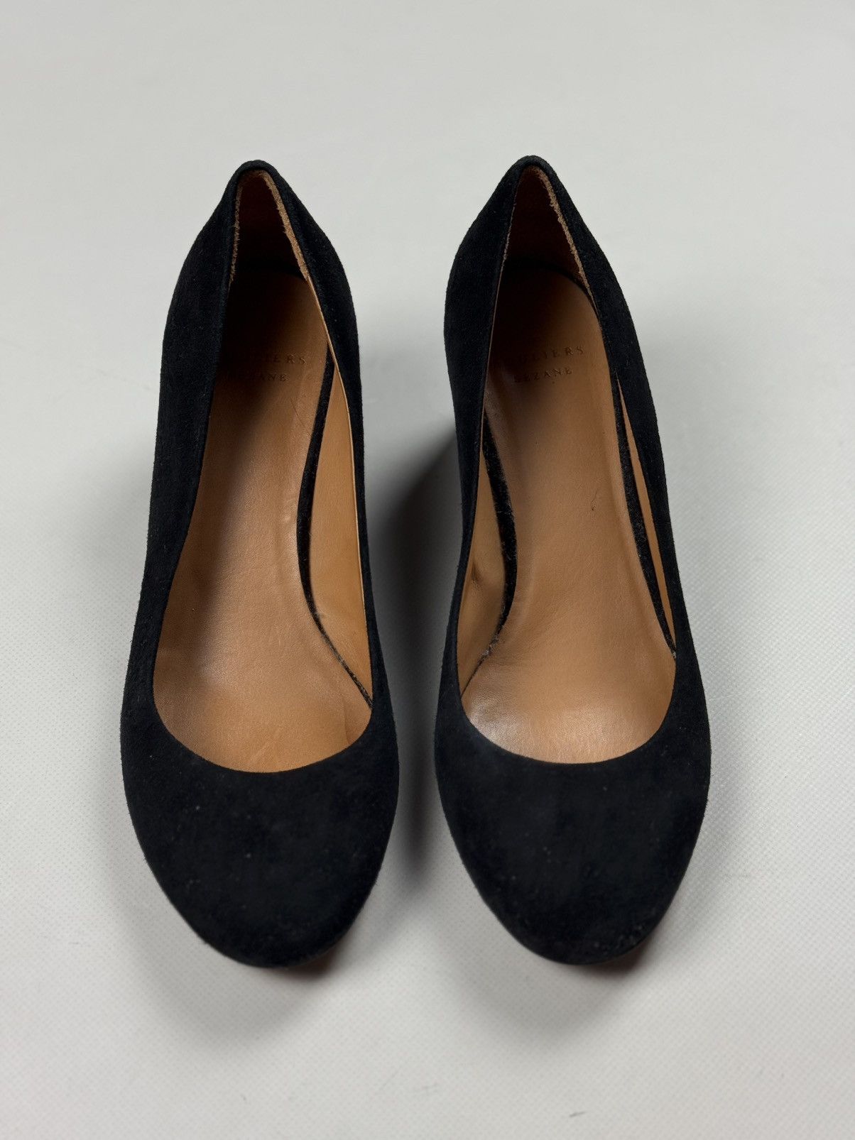 Sezane Les Souliers Sezane Ladies Suede Pump Block Heels Shoes Size US 7 / IT 37 - 10 Thumbnail