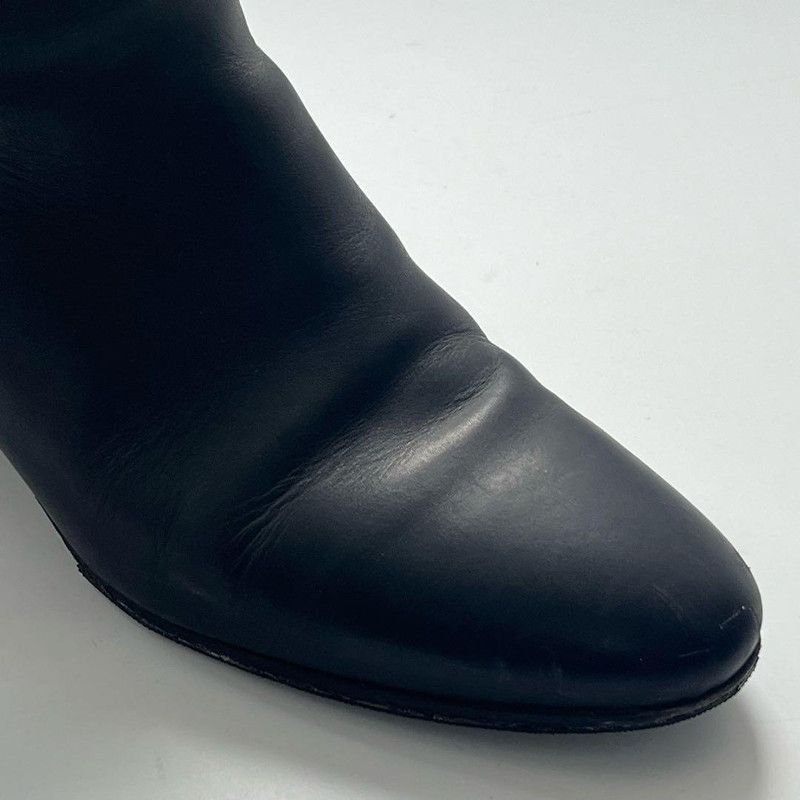 Gucci Gucci Black Leather Ankle Boots Size US 6 / EU 39 - 8 Thumbnail
