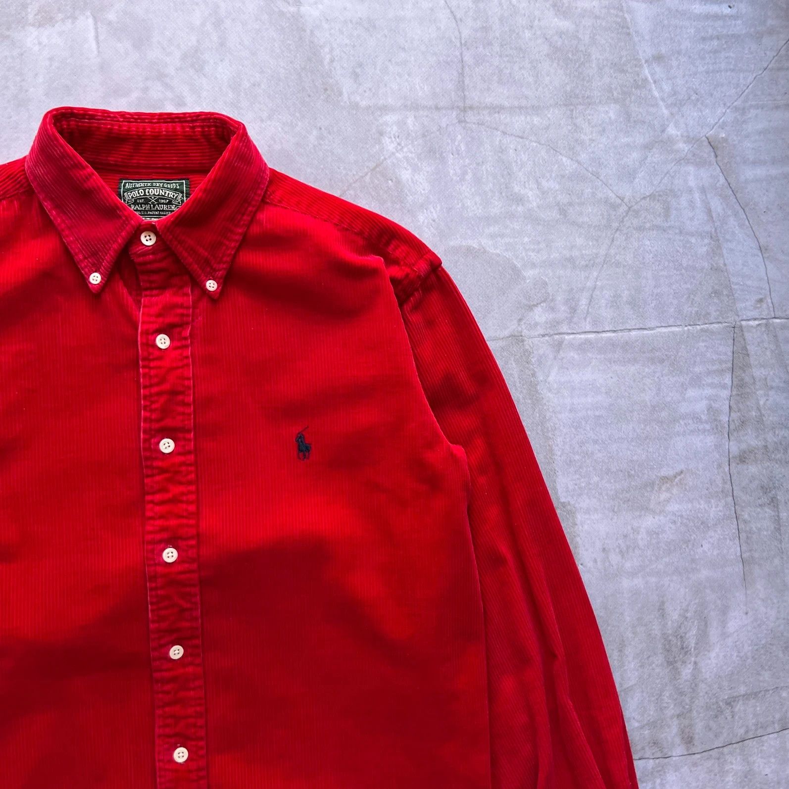 Polo Ralph Lauren vintage 90s Polo Ralph Lauren shirt long sleeve velvet Y2K Size US M / EU 48-50 / 2 - 4 Thumbnail