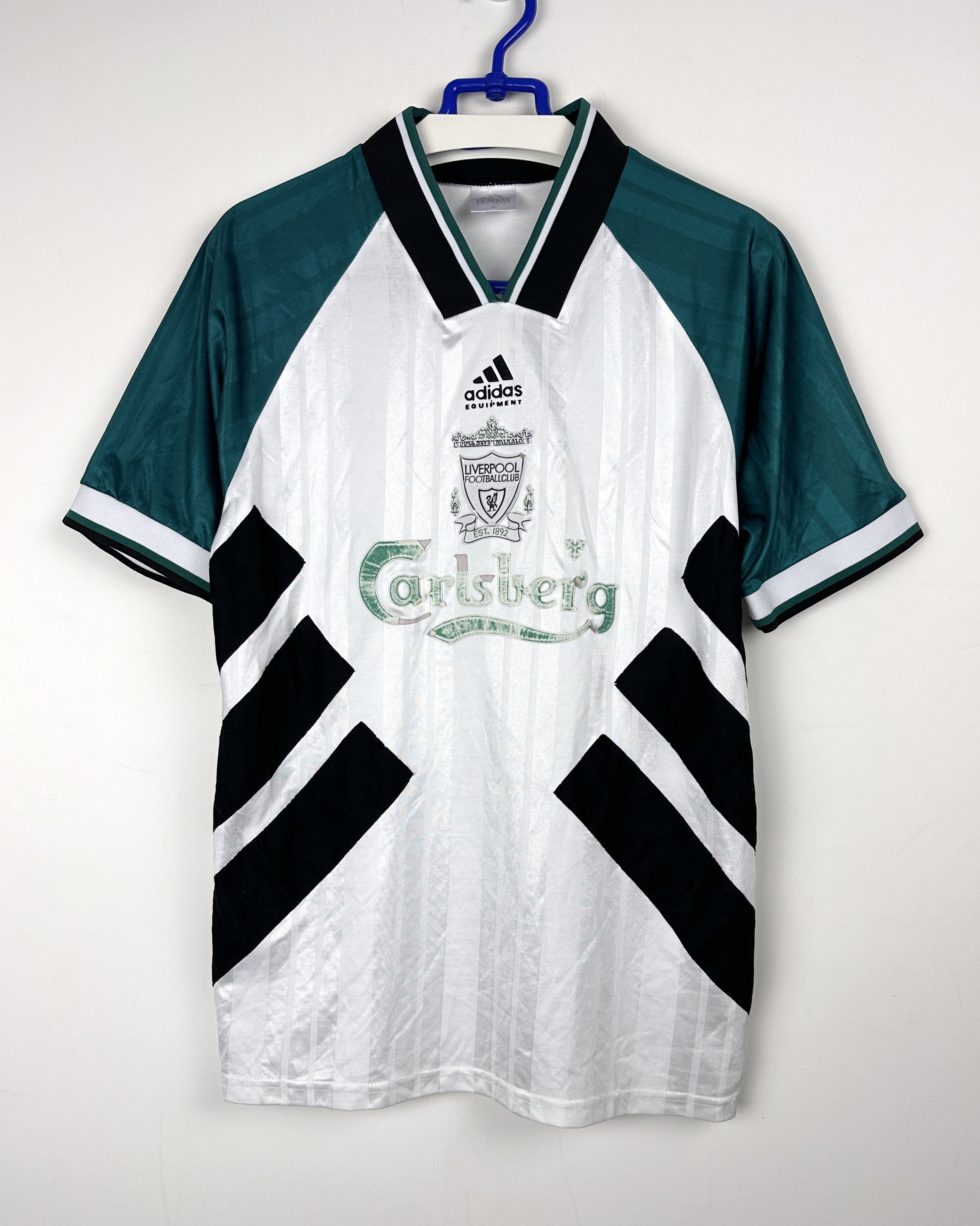 Adidas Vintage Adidas Equpment Liverpool 1993 football tee Size US M / EU 48-50 / 2 - 1 Thumbnail