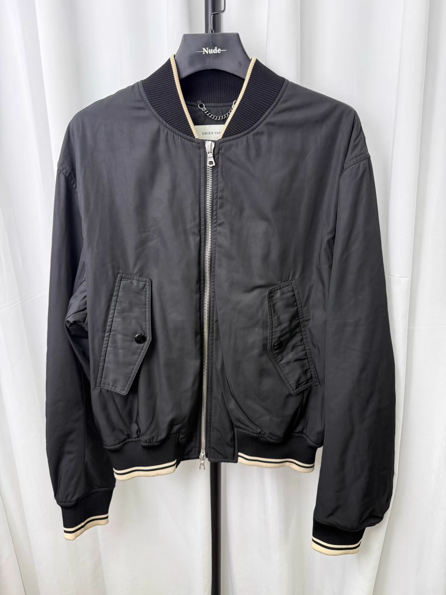 Dries Van Noten Dries Van Noten Back Zip Classic Bomber Jacket K20 Size US L / EU 52-54 / 3 - 2 Thumbnail