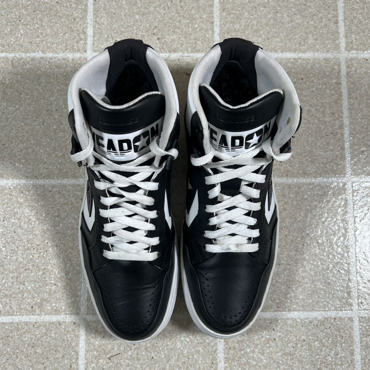 Converse Converse CONS Weapon Mid Black White Larry Bird Size 10.5 Size US 10.5 / EU 43-44 - 3 Thumbnail