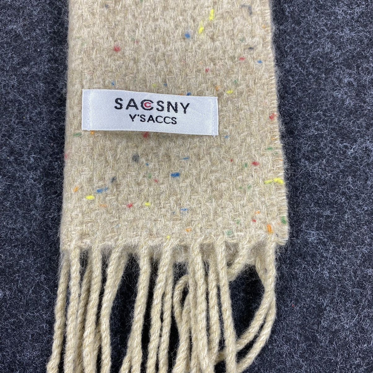 Vintage × Yohji Yamamoto Yohji Yamamoto / SACSNY Scarf # Muffler # Neckwear # D252 Size ONE SIZE - 2 Thumbnail