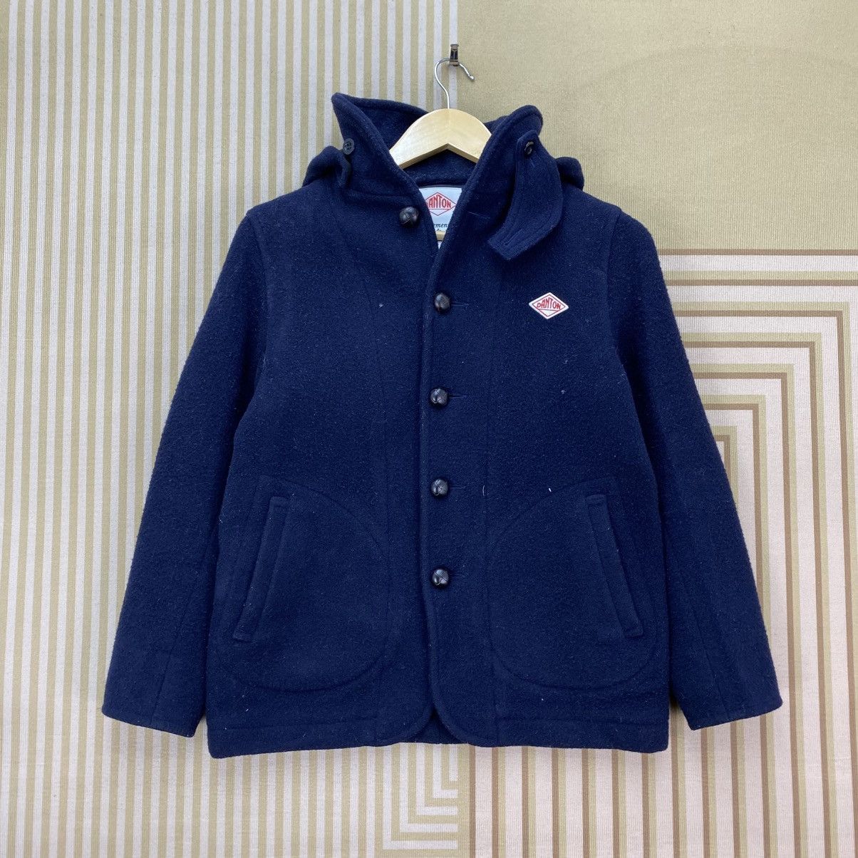 Danton 🫶 Vintage Danton wool mossa hooded jacket Danton Heavy Coat Size US S / EU 44-46 / 1 - 1 Thumbnail