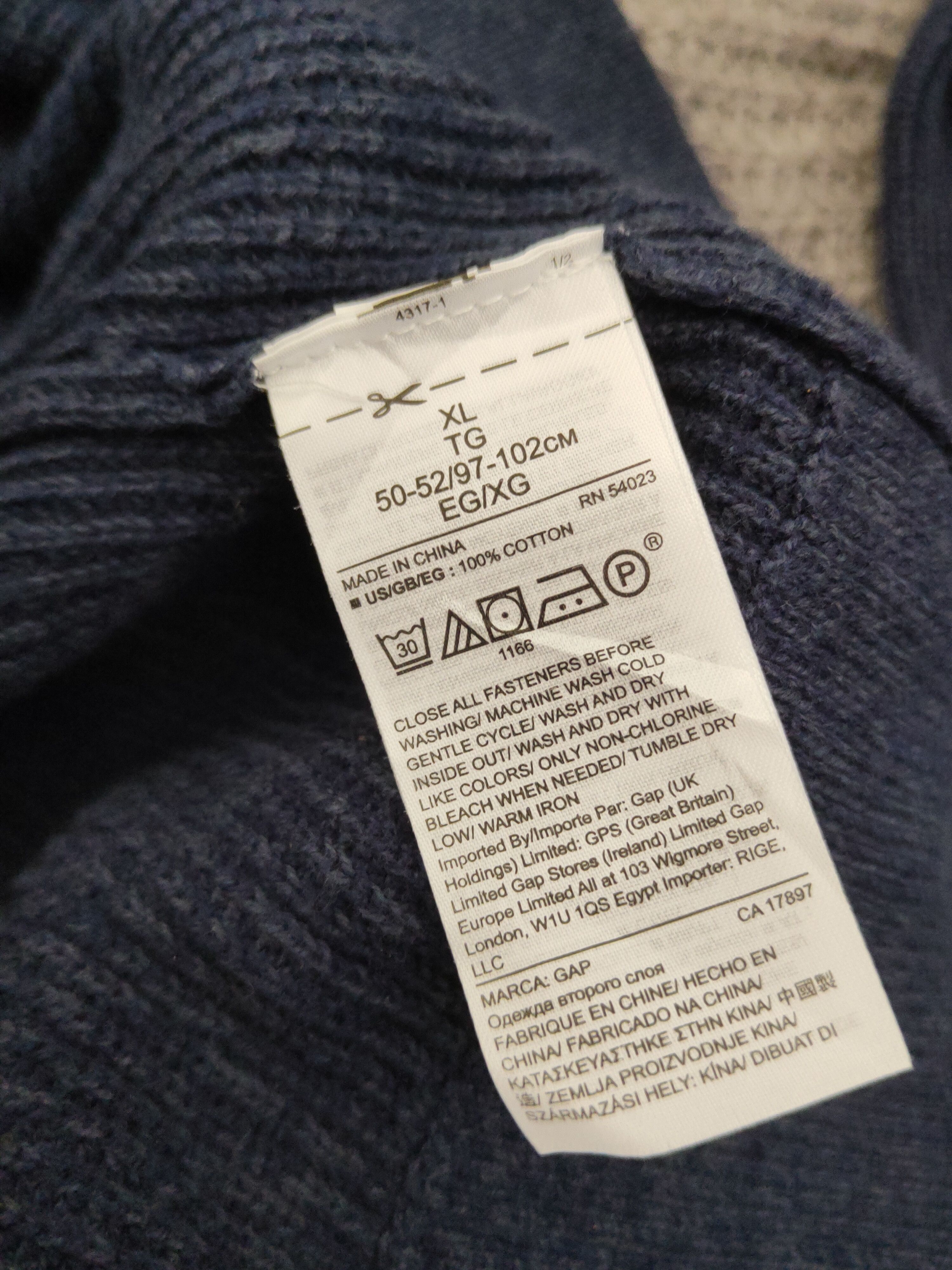 Gap Navy Hoodie Knitwear Sweaters #W1136
