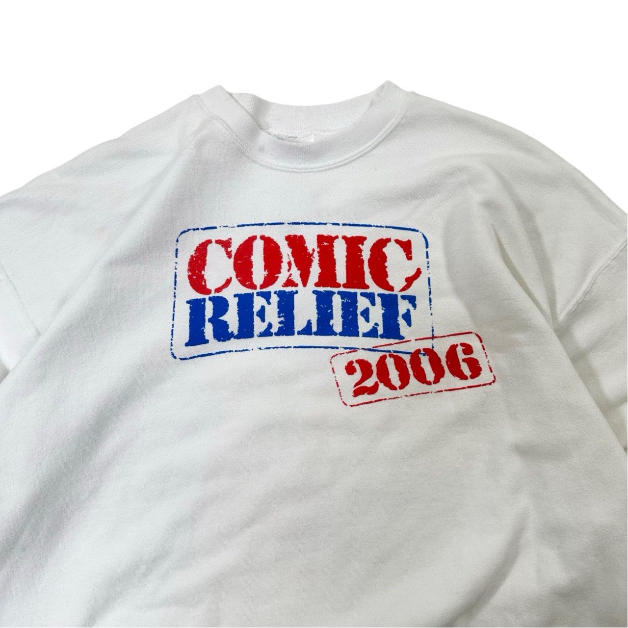 Vintage Vintage Comic Relief 2006 Big Print Graphic Sweater Size US L / EU 52-54 / 3 - 2 Thumbnail