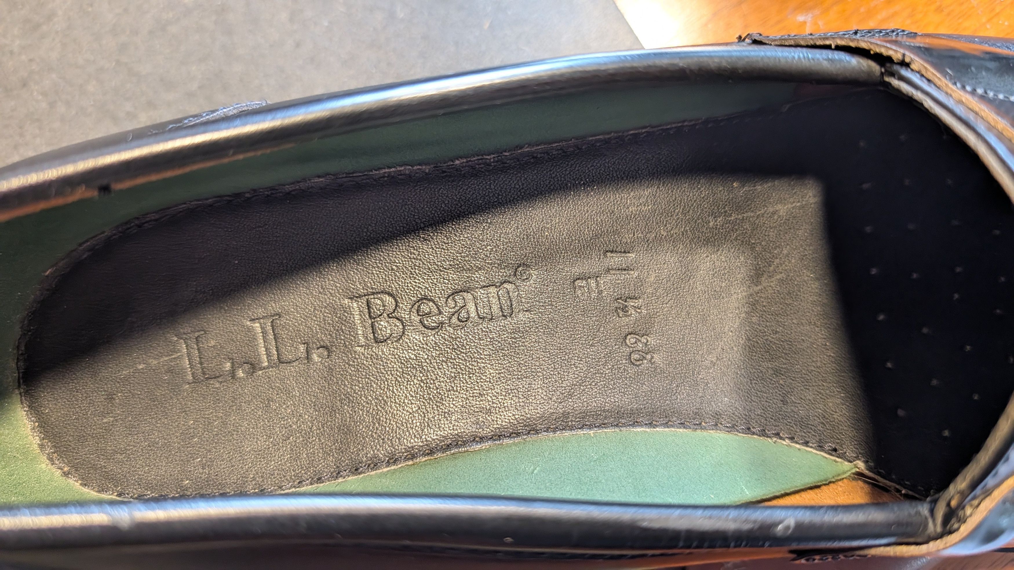 L.L. Bean Men's L.L. Bean Penny Loafers Size 11.5 EE Size US 11.5 / EU 44-45 - 7 Thumbnail