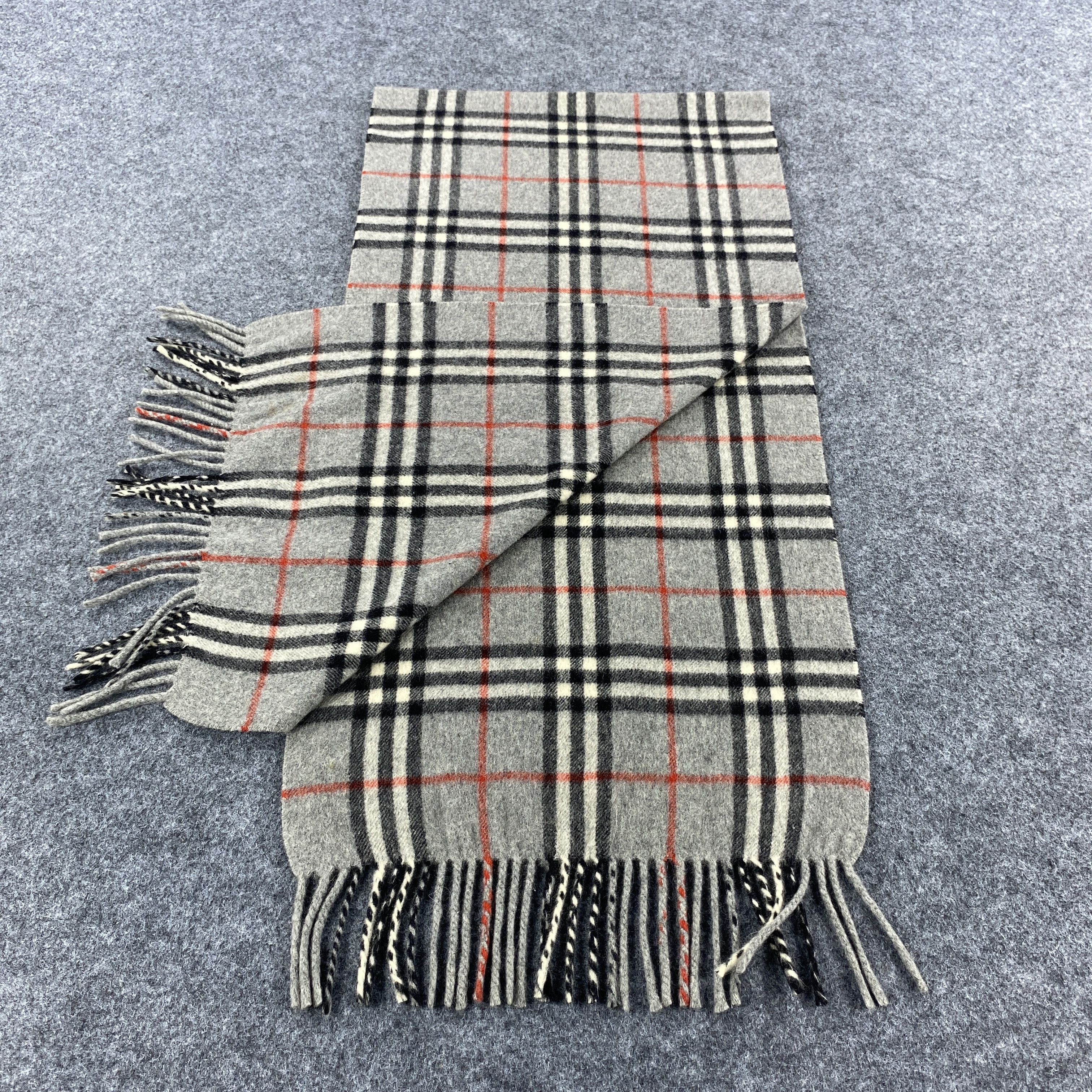 Burberry × Vintage Burberrys Scarf # D602 # Muffler # Neckwear Size ONE SIZE - 5 Thumbnail