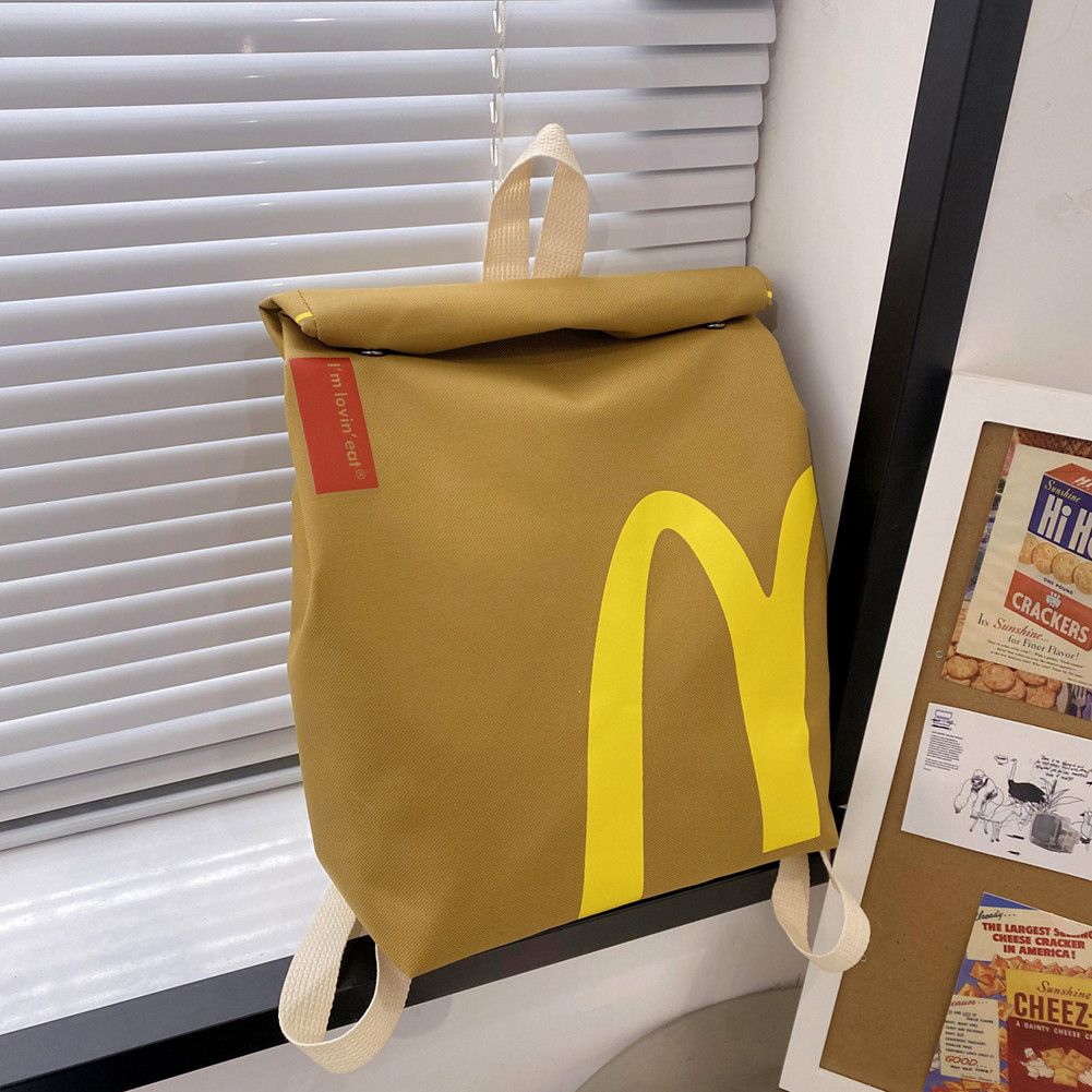 Other McDonalds Bag Nylon Printed Backpack Size ONE SIZE - 2 Thumbnail