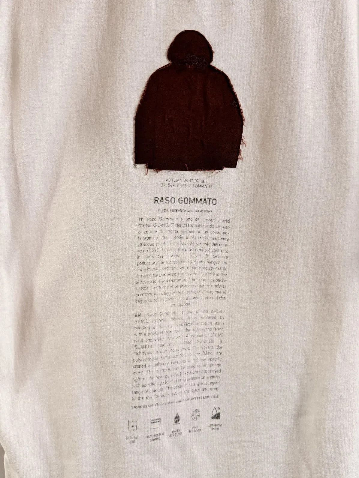 Stone Island Vintage T-shirt Stone Island Archivo Raso Gammato faded Size US S / EU 44-46 / 1 - 13 Thumbnail