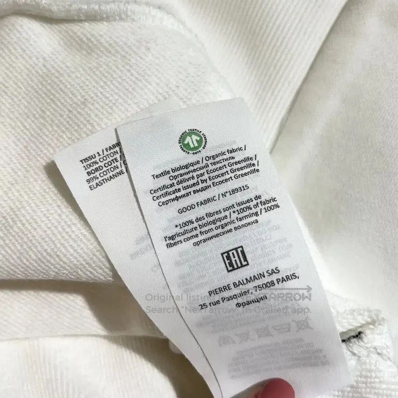 Balmain Balmain White Cotton Women's Hoodie . Size S / US 4 / IT 40 - 8 Thumbnail