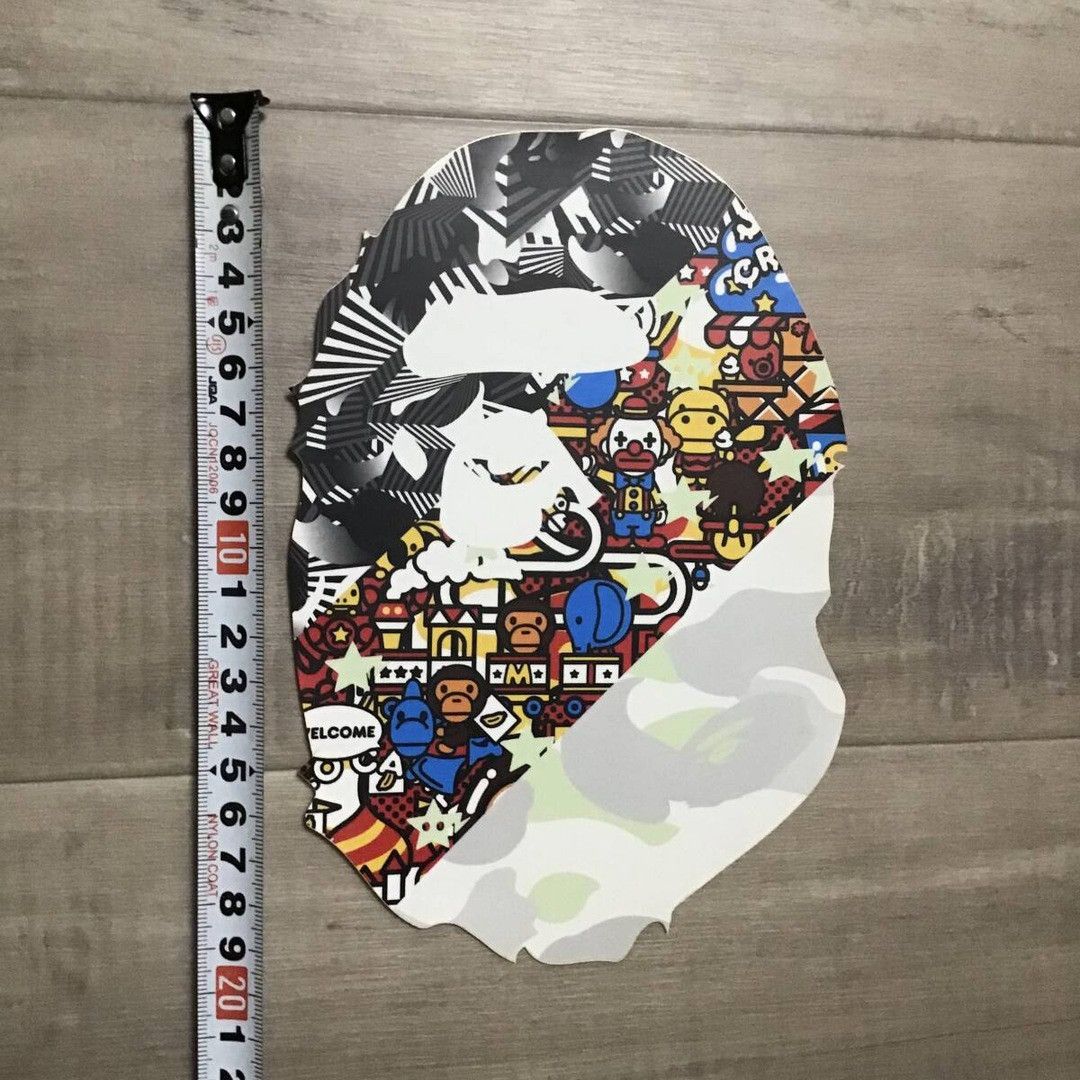 Bape BAPE CAMO APE HEAD Sticker a bathing ape NIGO Milo Size ONE SIZE - 2 Thumbnail