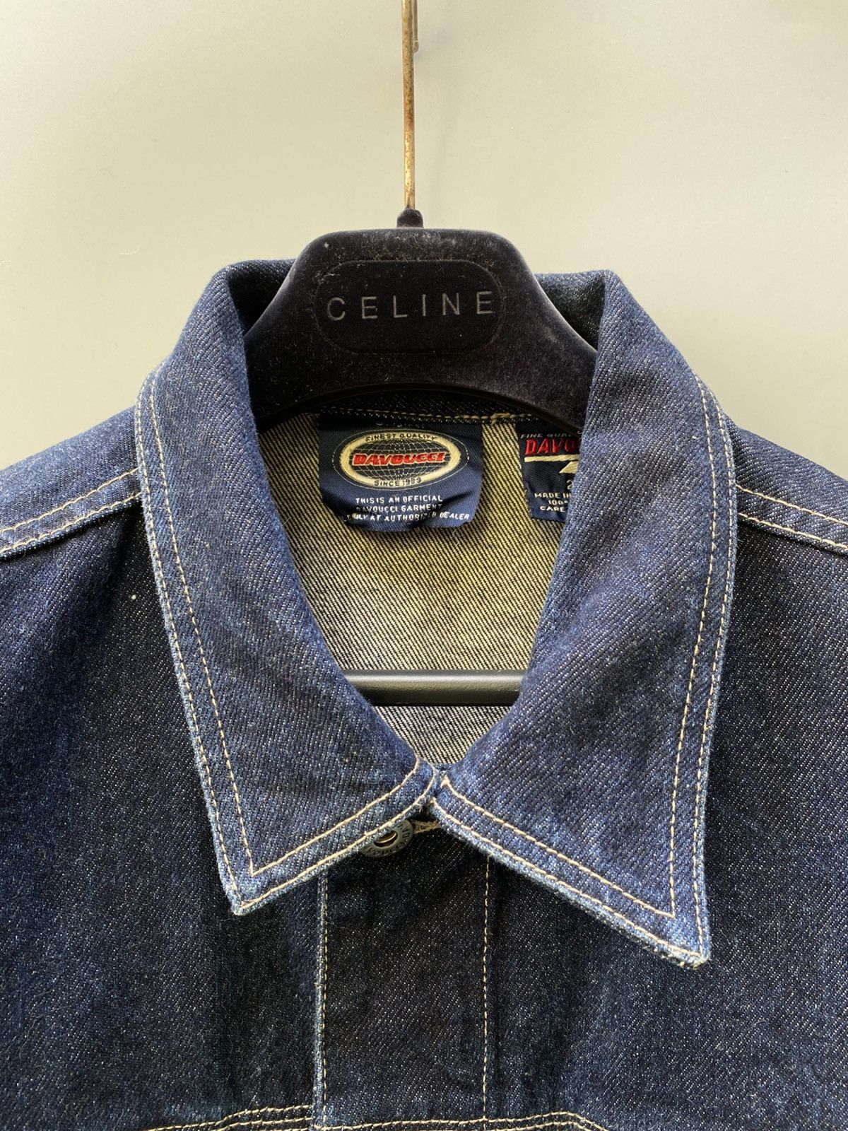 Vintage 90s Davoucci Vintage Hip hop Denim Jacket Size US XL / EU 56 / 4 - 9 Thumbnail