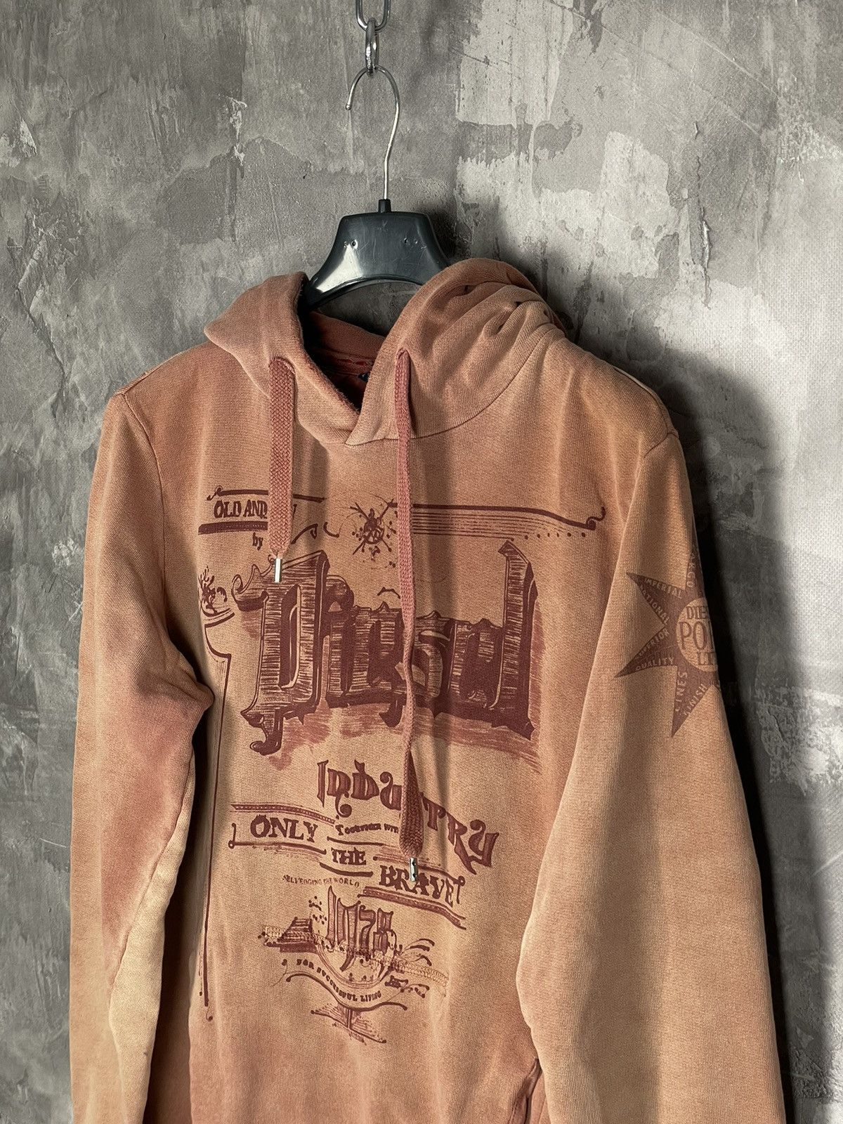 20471120 × Diesel × Japanese Brand Vintage Y2K Diesel Retro Japanese Brand Faded hoodie Size US S / EU 44-46 / 1 - 7 Thumbnail