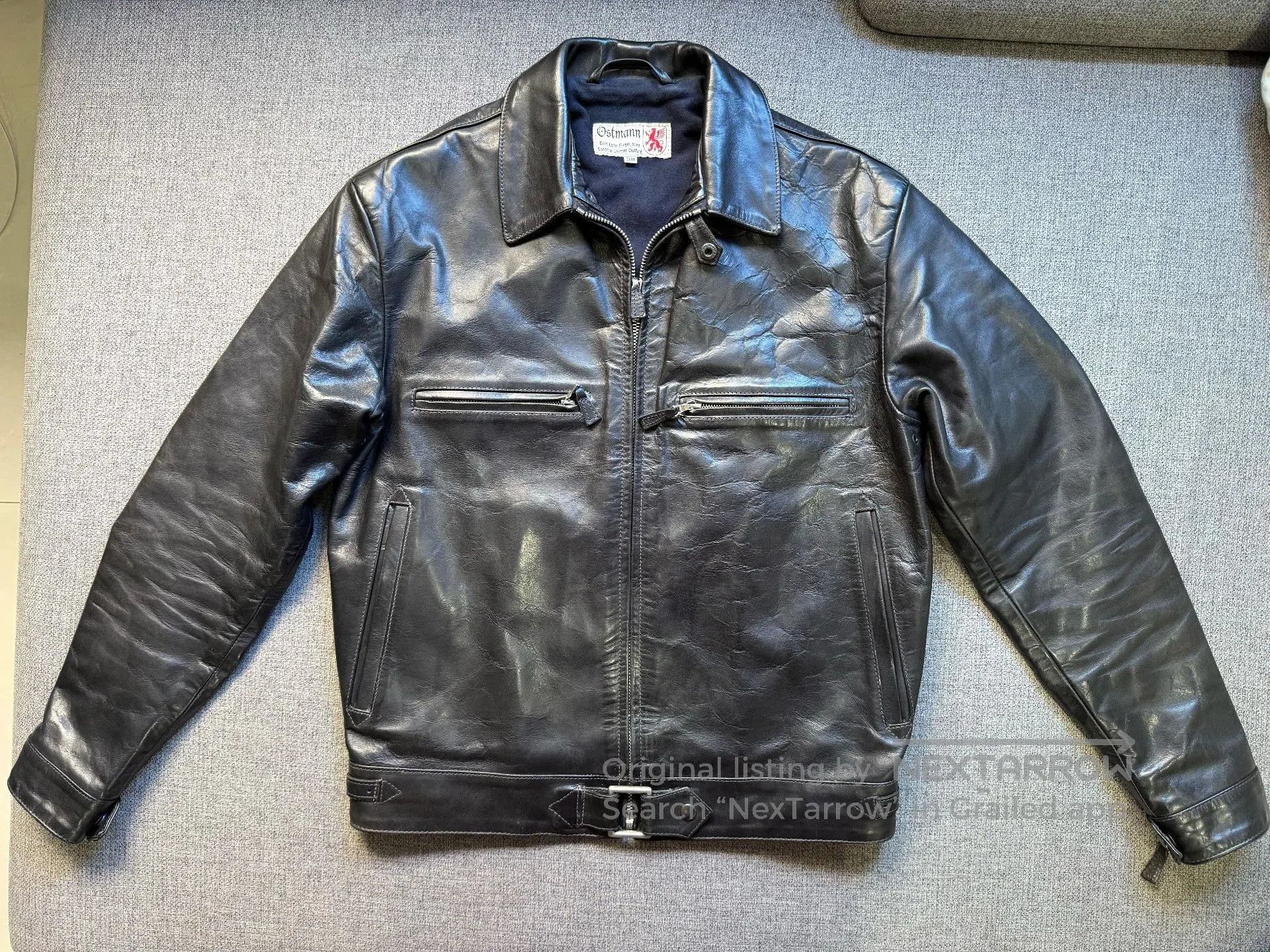 Eastman Leather Clothing Eastman German Pilot Horsehide Jacket. Size US M / EU 48-50 / 2 - 1 Thumbnail