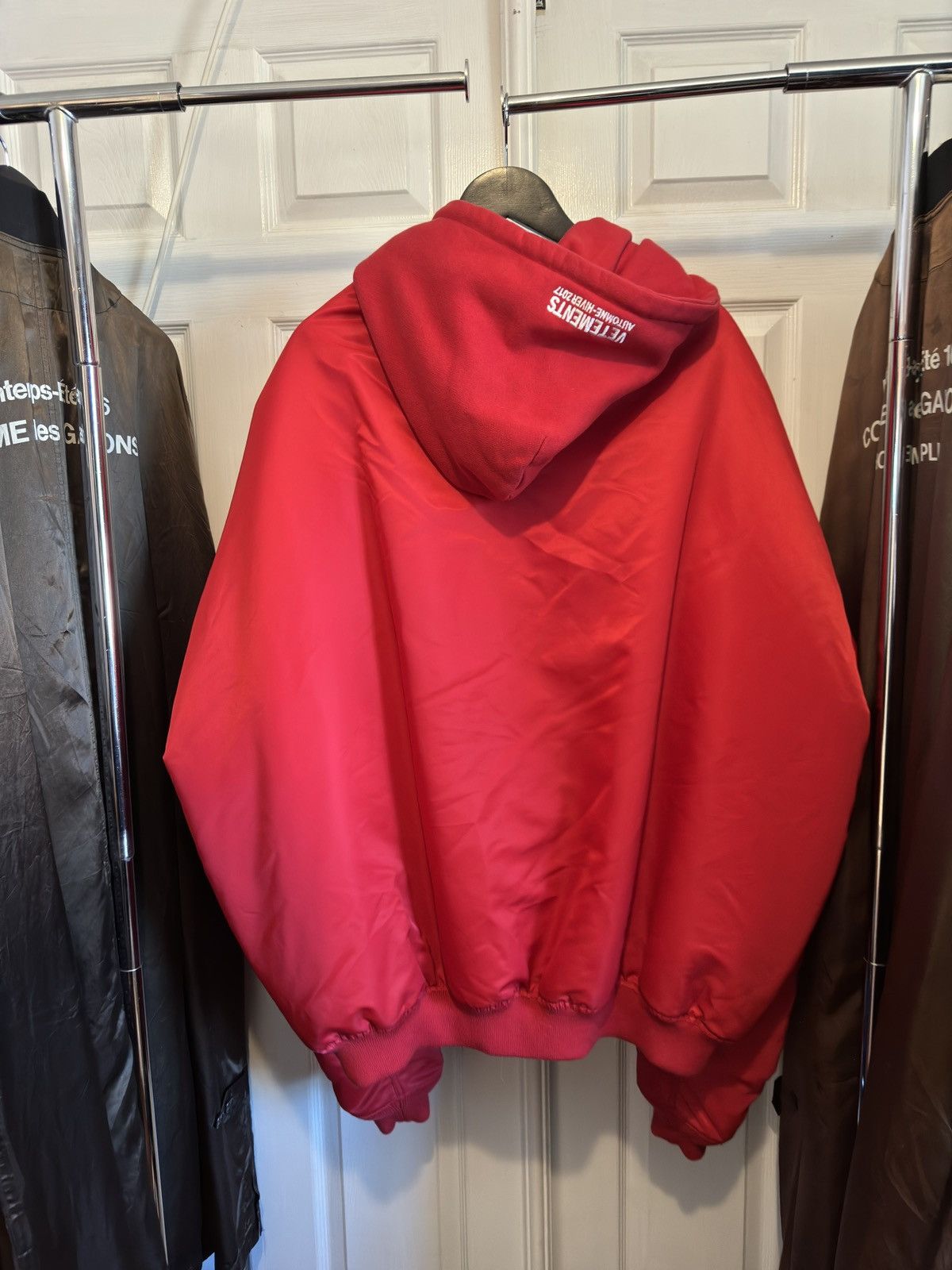 Vetements Vetements aw16 Pour Homme red oversized bomber Size US L / EU 52-54 / 3 - 2 Thumbnail