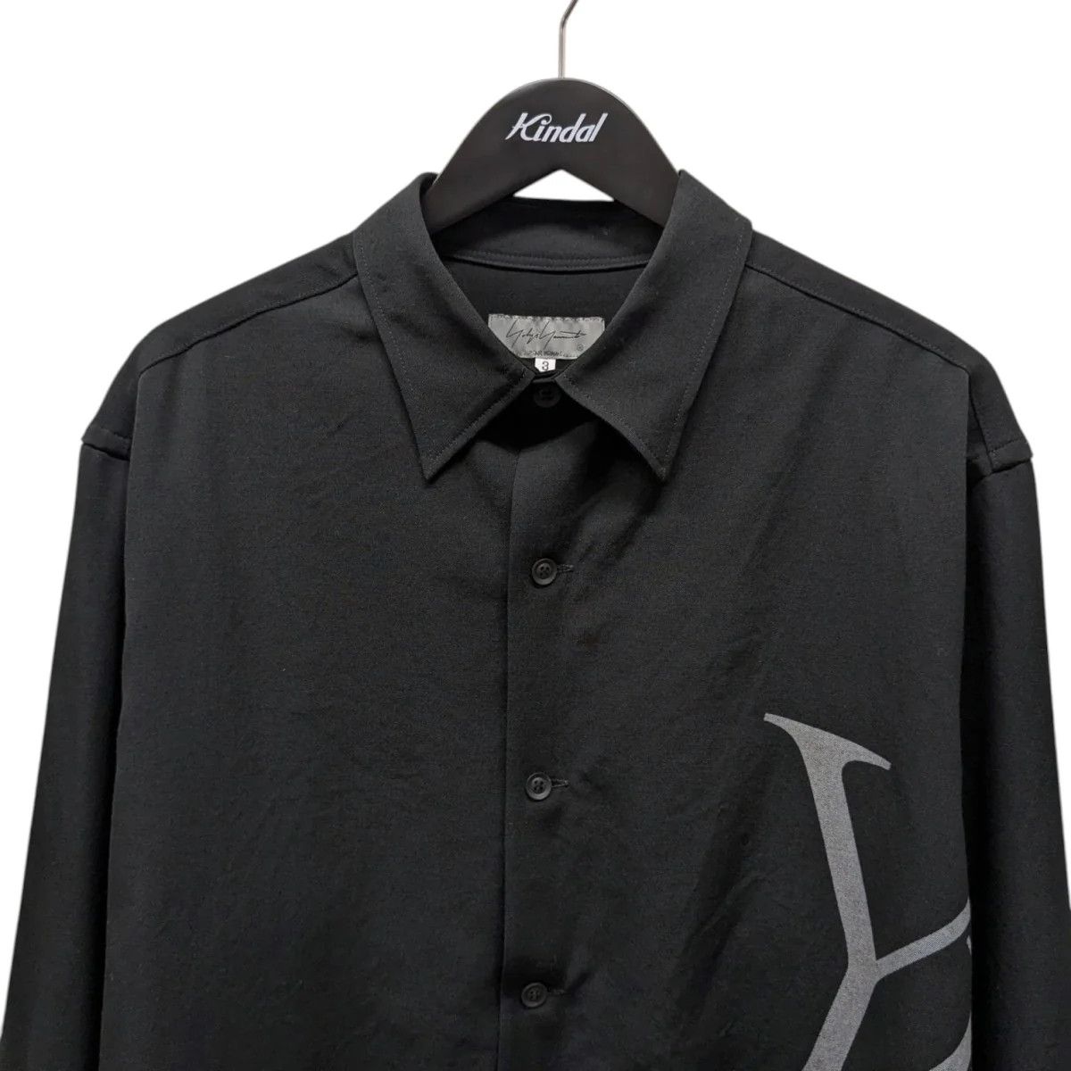 Yohji Yamamoto Yohji Yamamoto pour homme 24SS YY Discharge-dyed Shirt Size US L / EU 52-54 / 3 - 3 Thumbnail