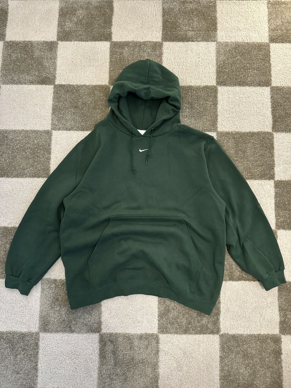 Nike Vintage Nike Mini Swoosh Hoodie Size US L / EU 52-54 / 3 - 1 Thumbnail