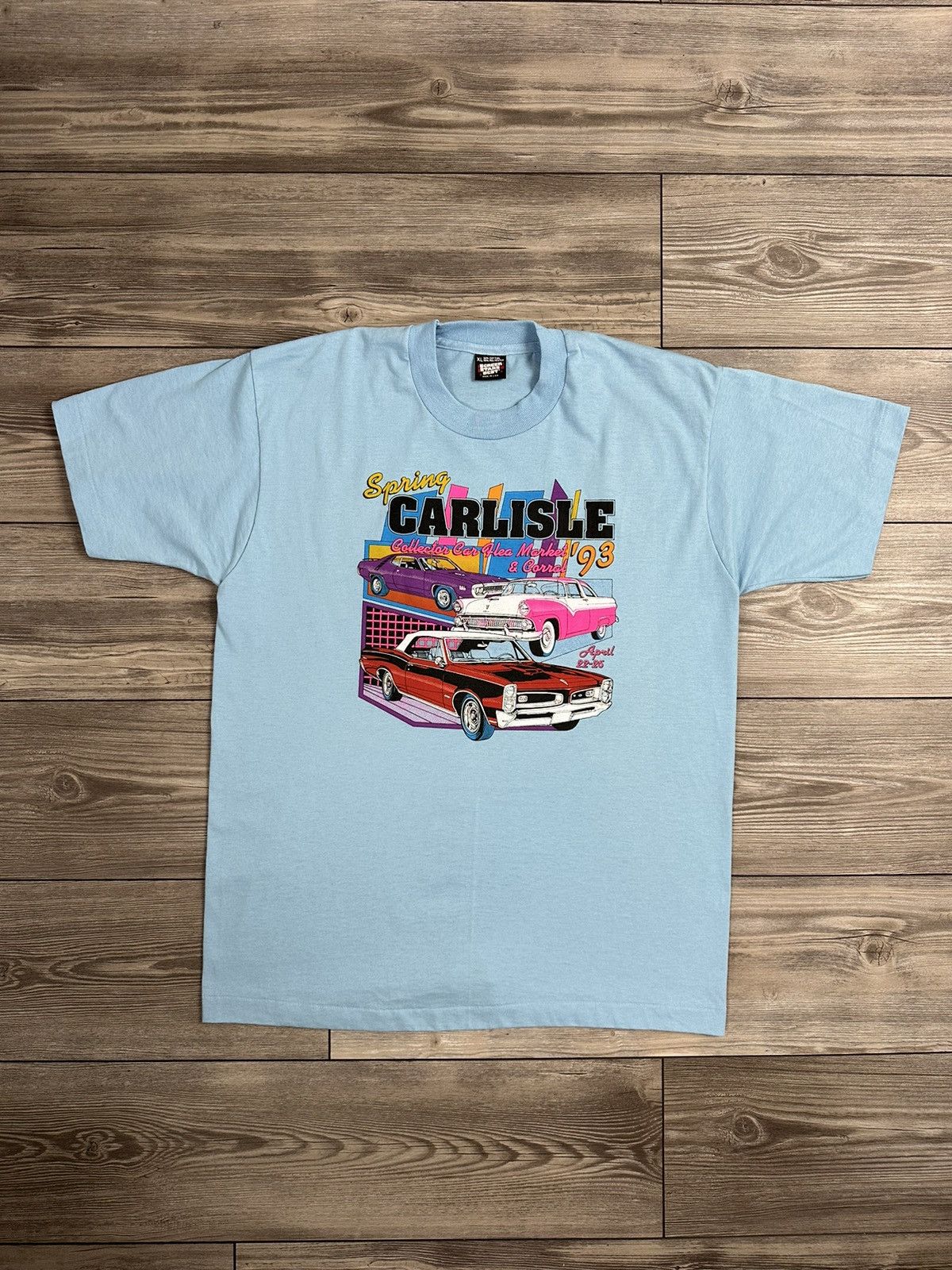 Vintage Vintage Spring Carlisle ‘93 Car T Shirt Size US XL / EU 56 / 4 - 1 Thumbnail