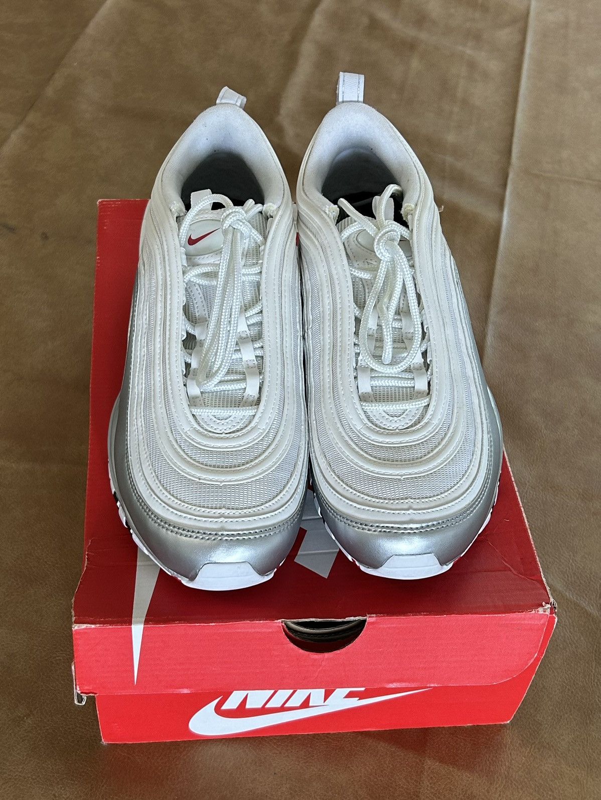 Nike Nike Air Max 97 (2018) Silver White (AT5458-100)! Size US 9.5 / EU 42-43 - 2 Thumbnail