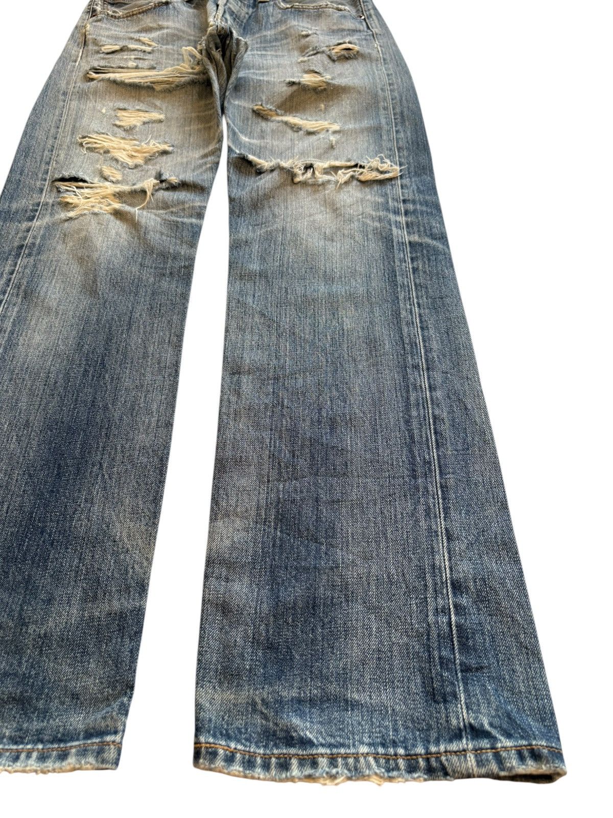 Levi's Vintage 90s Levis 501 Distressed Ripped Loose Jeans Size US 32 / EU 48 - 7 Thumbnail