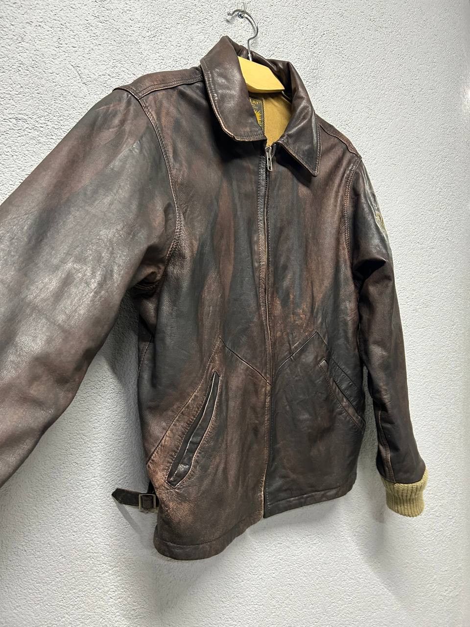 Replay Vintage Replay Hell Drivers Club mens leather jacket M Size US M / EU 48-50 / 2 - 6 Thumbnail