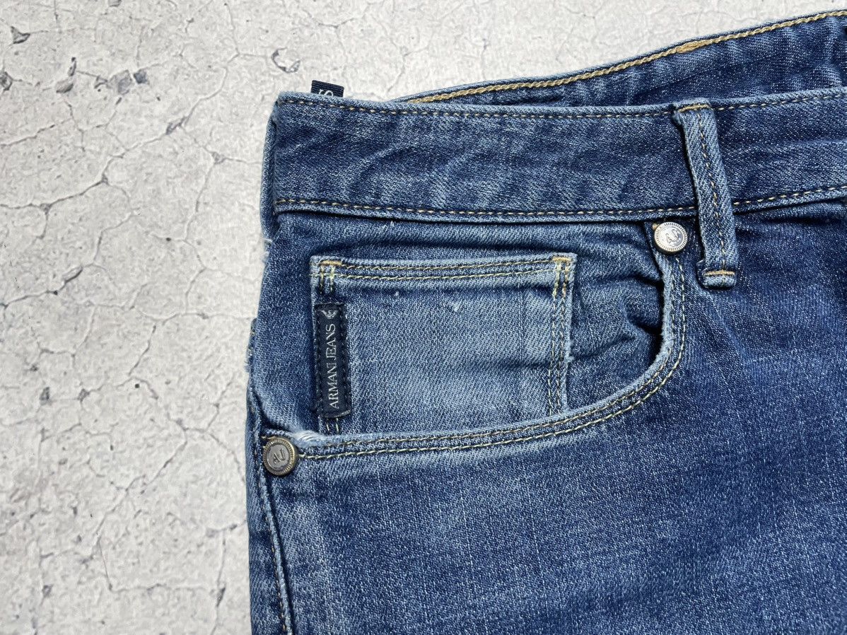 Emporio Armani Emporio Armani Denim Big Logo Rare Luxury Jeans Size 33x32 Size US 32 / EU 48 - 5 Thumbnail