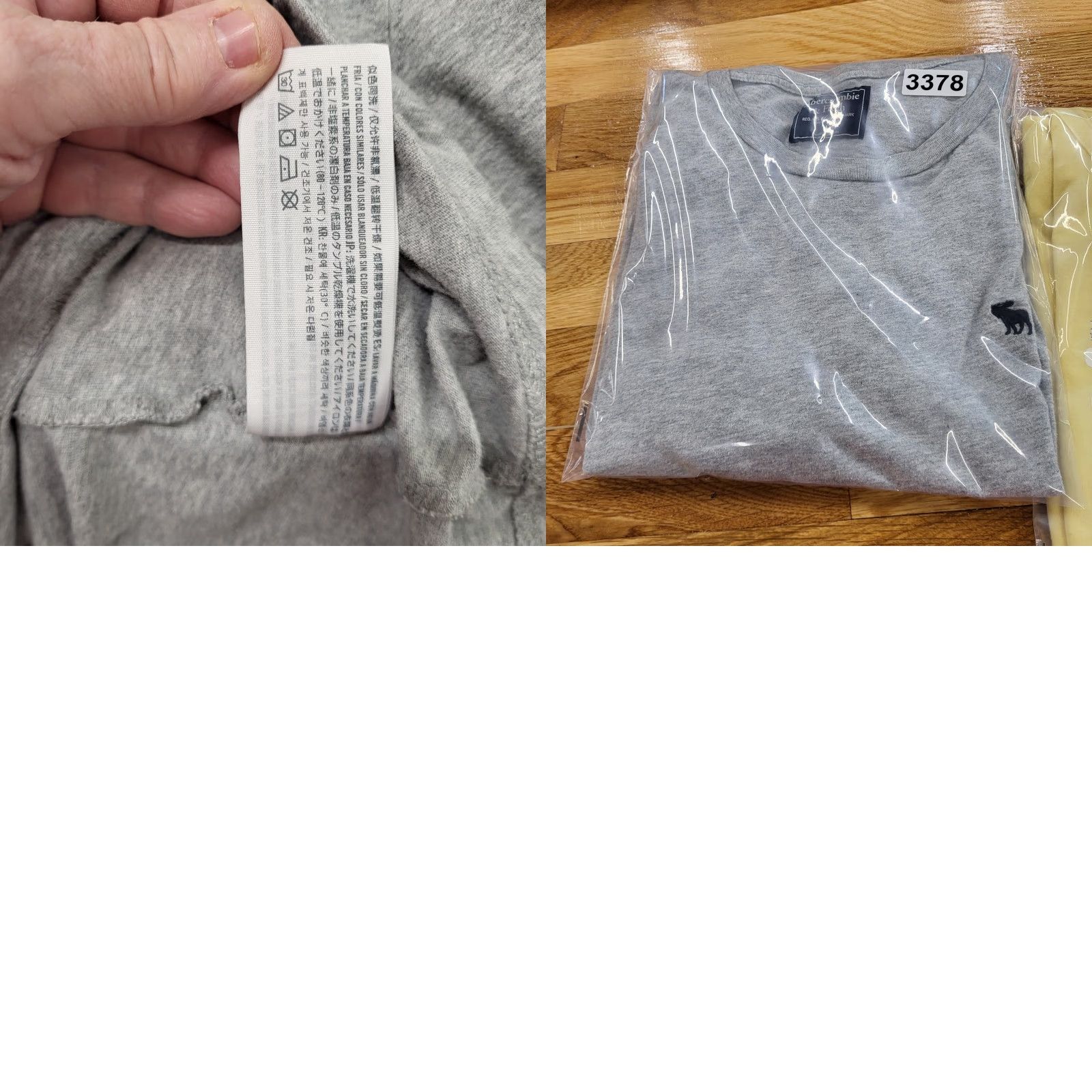 Abercrombie & Fitch Abercrombie & Fitch T-shirt Women's Size Medium Gray Short Sleeve 100% Cotton Lightweight Jersey Embroidered Moose Size M / US 6-8 / IT 42-44 - 9 Thumbnail