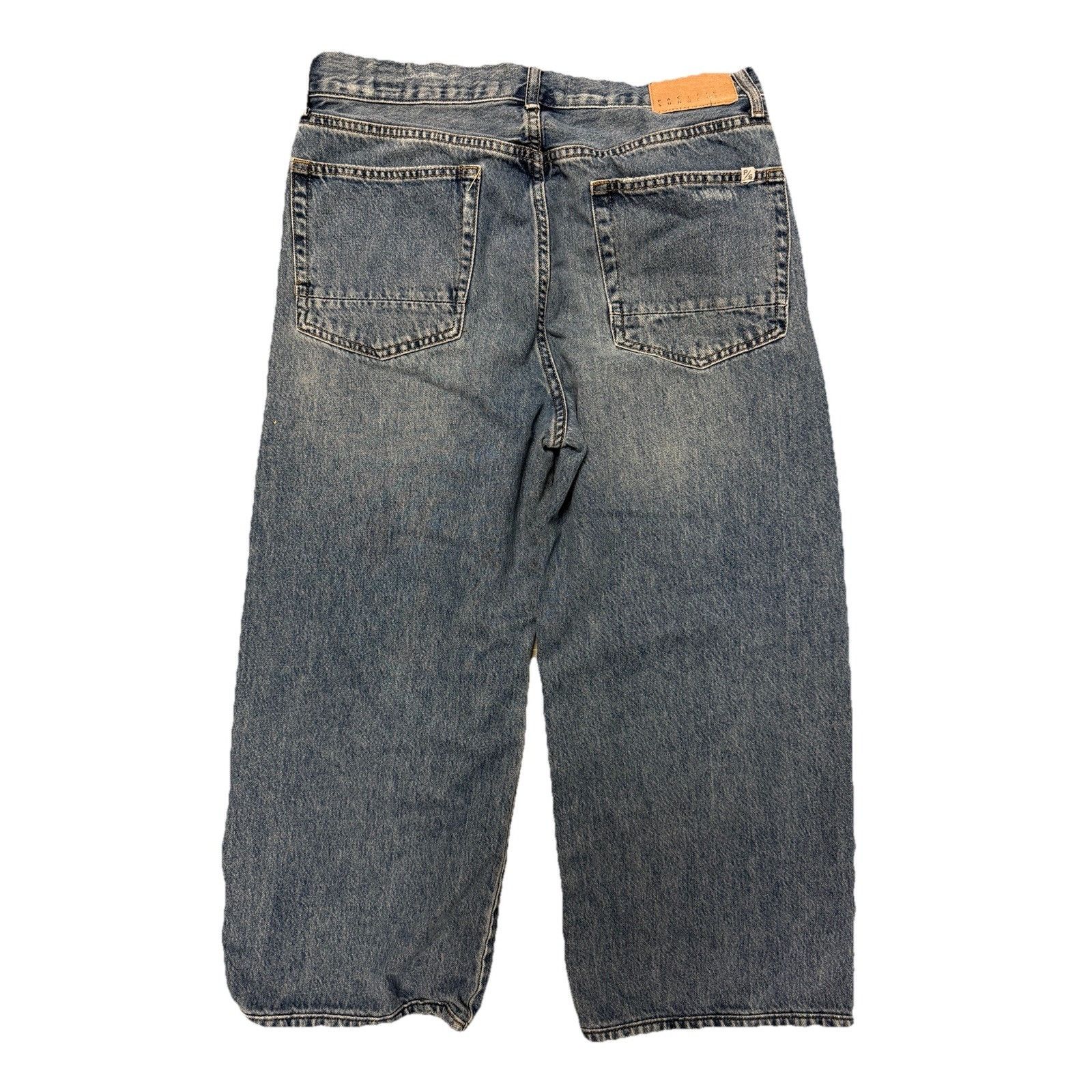 Pacsun Pacsun Extreme Baggy Jeans Mens Blue Denim Relaxed Fit Size US 34 / EU 50 - 2 Thumbnail