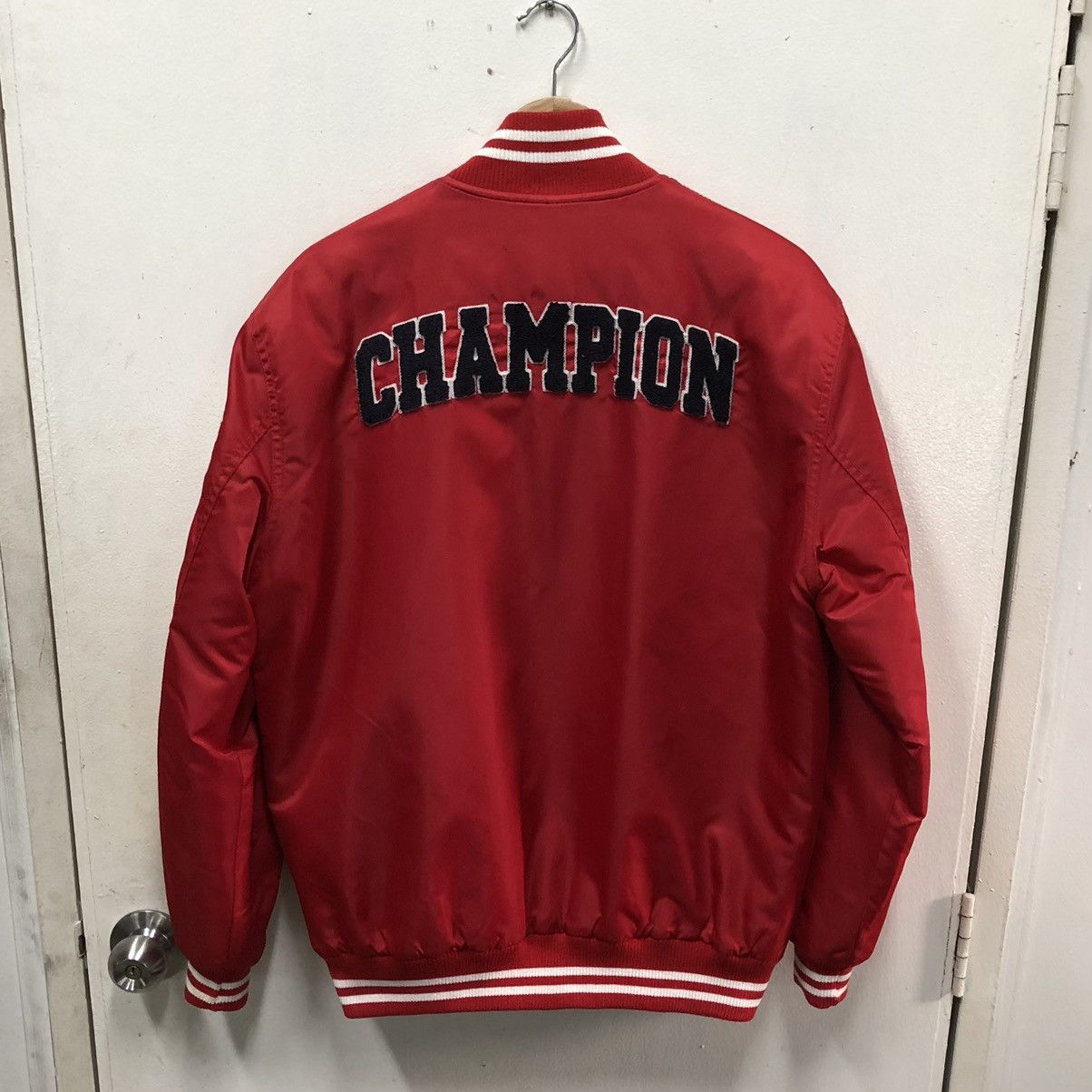 Champion Champion USA 🇺🇸 Lined Quilted Bomber Jacket Size US L / EU 52-54 / 3 - 11 Thumbnail