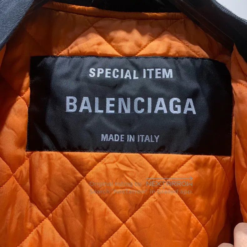 Balenciaga Balenciaga Space logo pattern pilot long sleeve cotton-pad Size US S / EU 44-46 / 1 - 2 Thumbnail