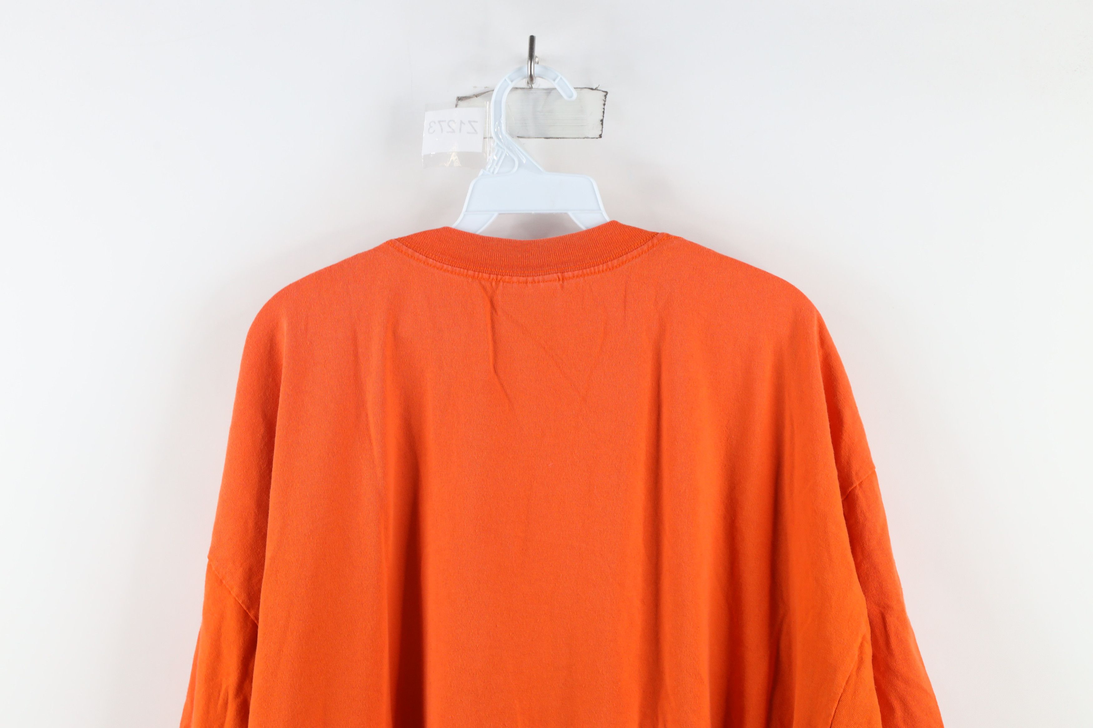 Vintage Vintage 90s Jimmy Buffetts Margaritaville T-Shirt Orange Size US XXL / EU 58 / 5 - 11 Thumbnail