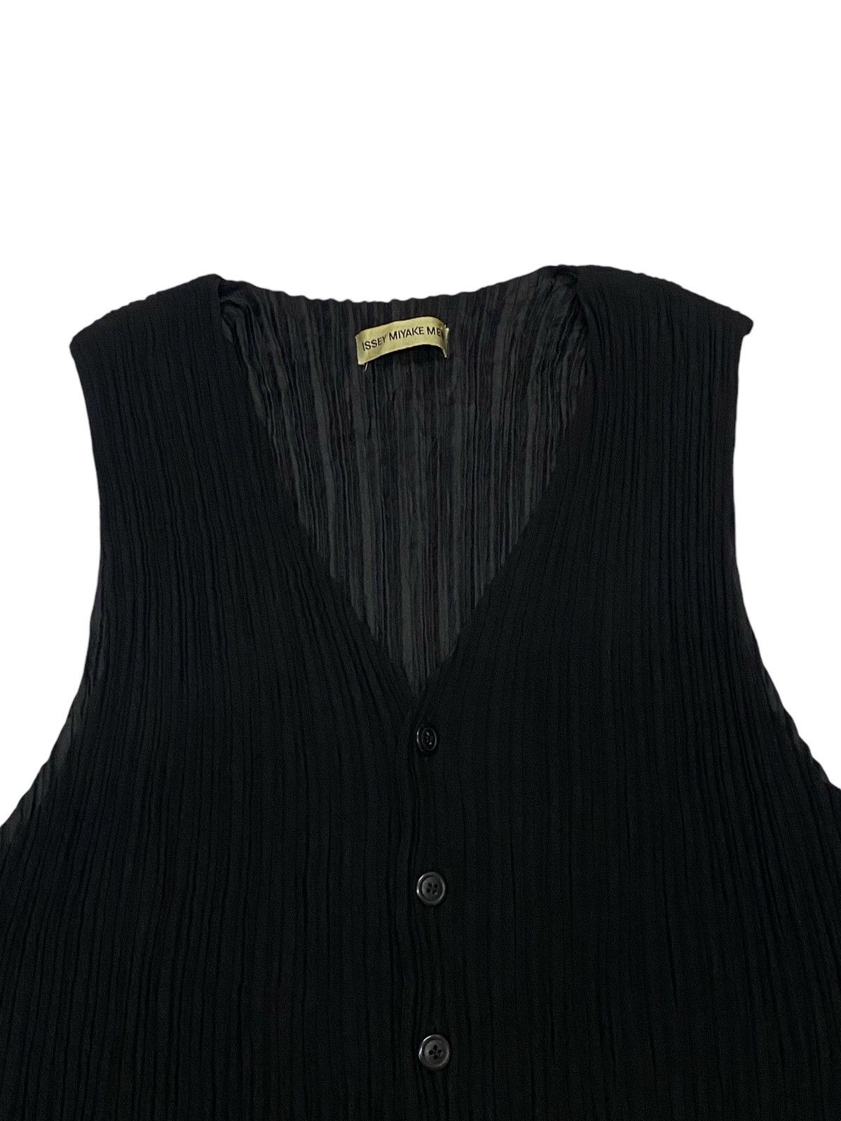 Issey Miyake 🔥Issey Miyake Men Pleated Button Ups Vest Size US M / EU 48-50 / 2 - 17 Thumbnail