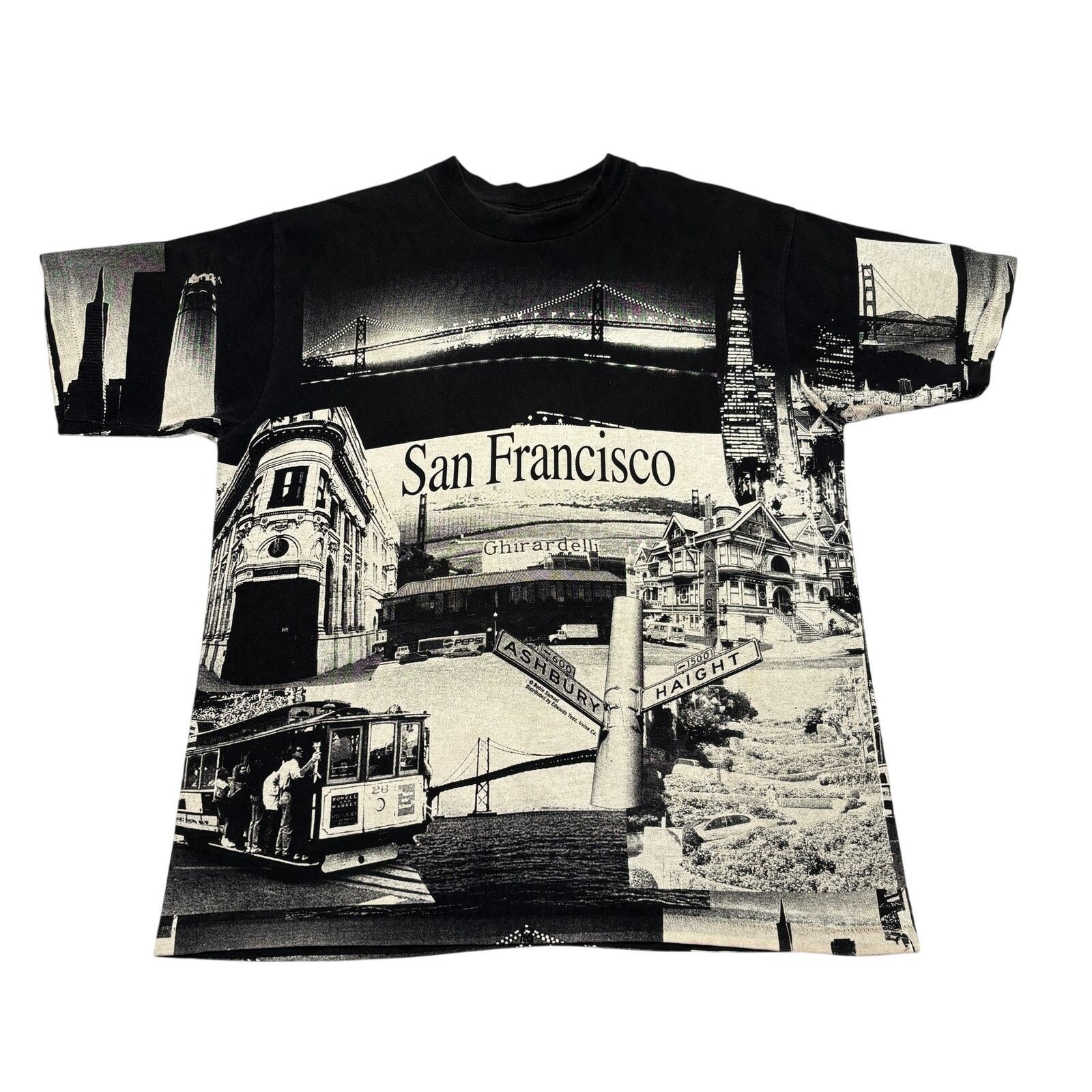 All Sport × Vintage Vintage 90s San Francisco AOP Shirt Men's XL Haight Ashbury Size US XL / EU 56 / 4 - 1 Thumbnail