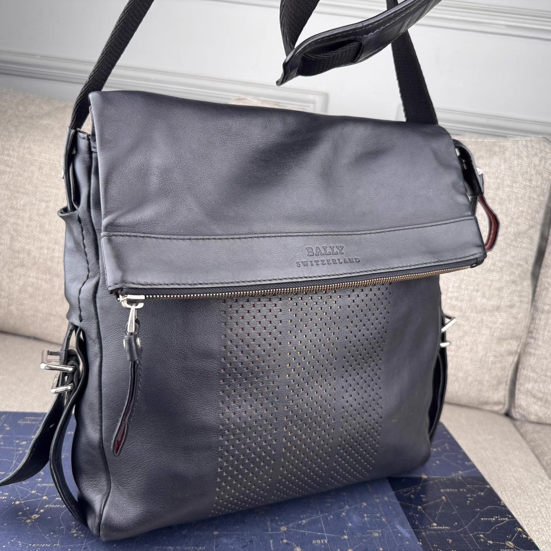 Bally Bally men's genuine leather crossbody bag Ｑ27 Size ONE SIZE - 1 Thumbnail