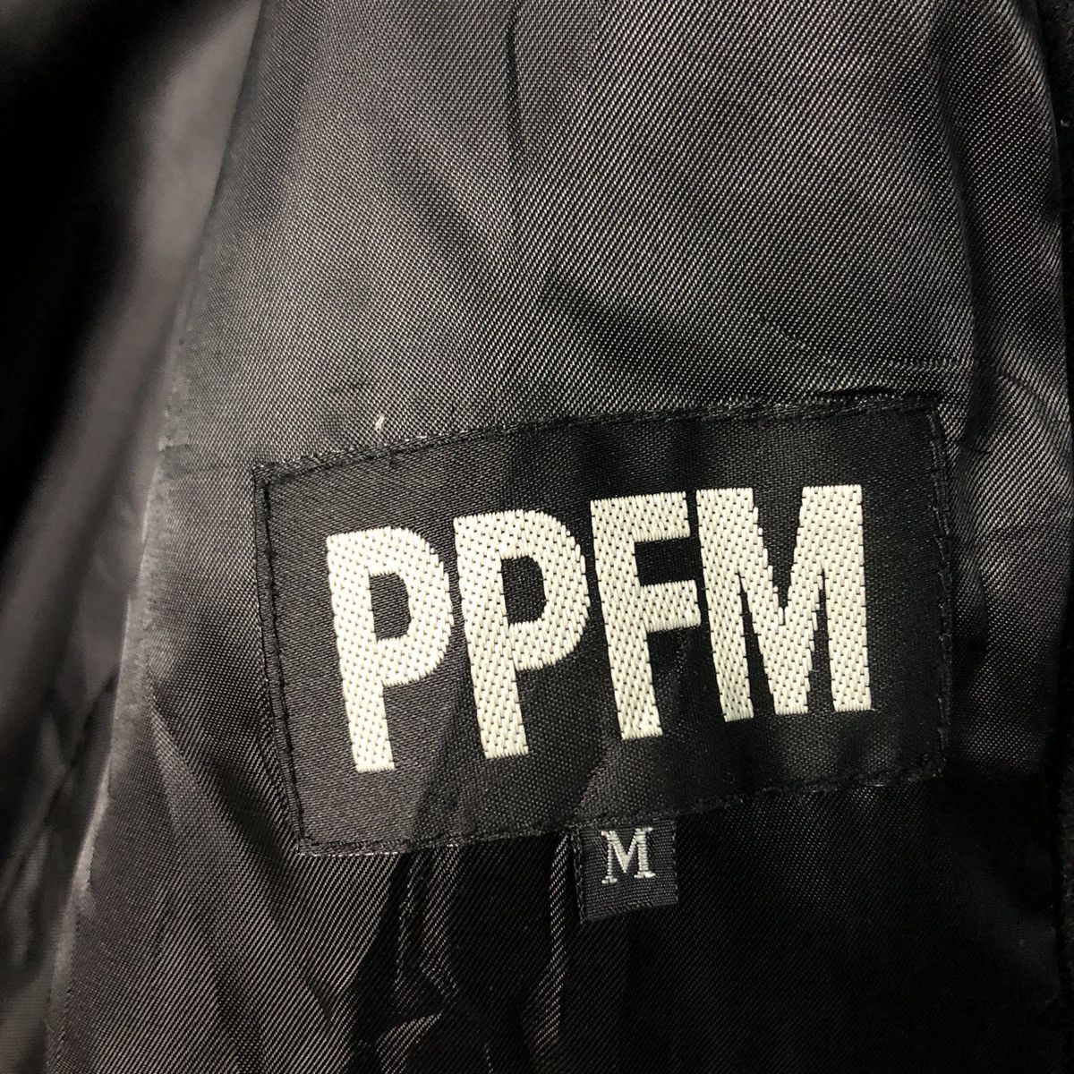 PPFM 📌Rich Black Vintage Wool Chore Jacket PPFM Issey Miyake Size US M / EU 48-50 / 2 - 18 Thumbnail