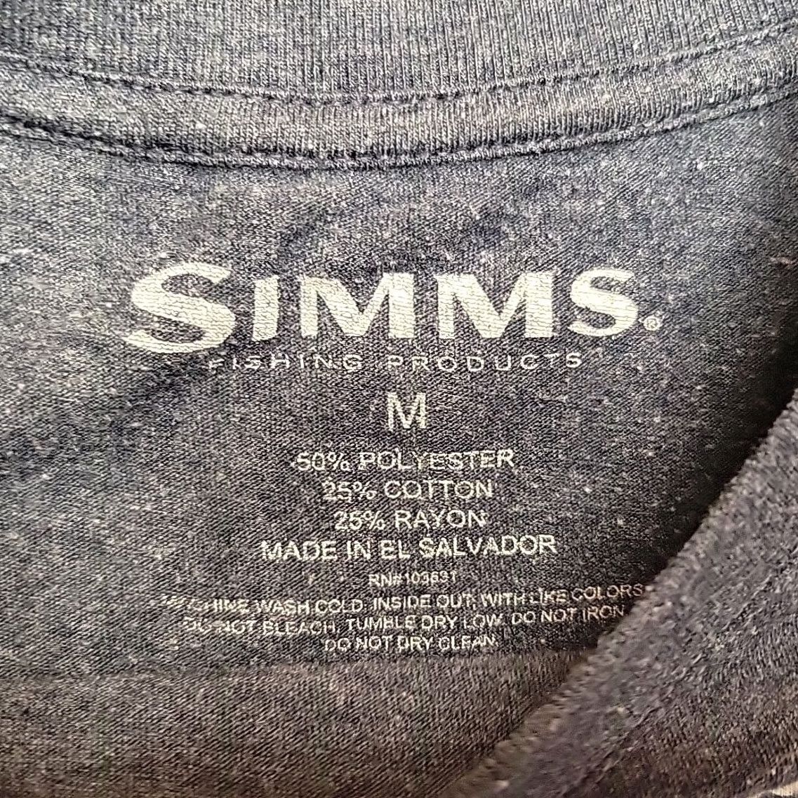 Vintage Simms Shirt Womens Medium Blue Save The Smith River Graphic Fishing Size M / US 6-8 / IT 42-44 - 4 Thumbnail