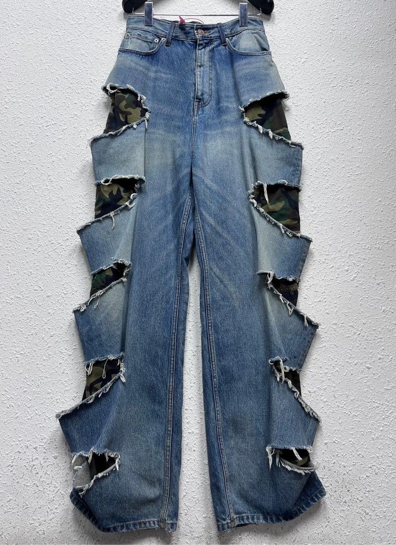 Balenciaga Balenciaga size XXS Knife cutting destroys camouflage fake Size US 29 - 1 Thumbnail