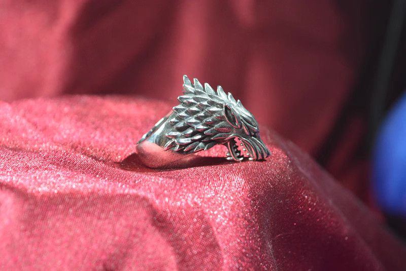 Jewelry Retro Jewelry Rings Open Size Chrome Ring (Size 7-13) Size ONE SIZE - 3 Thumbnail