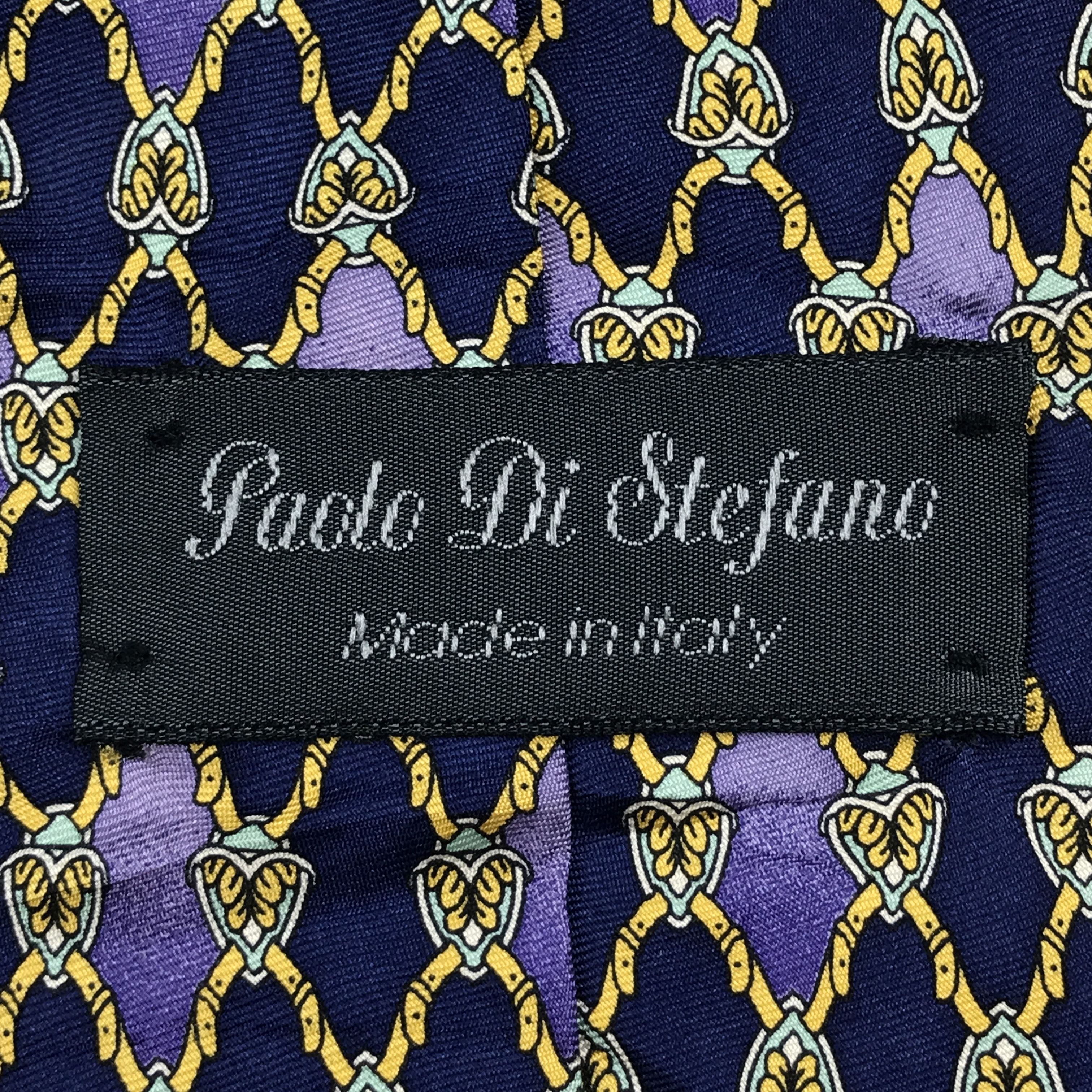 Vintage Vintage Paolo Di Stefano Silk Necktie Size ONE SIZE - 8 Thumbnail