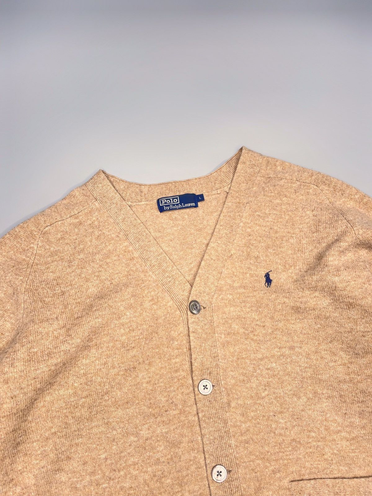 Polo Ralph Lauren Vintage Polo Ralph Lauren Wool Cardigan Sweater Size US L / EU 52-54 / 3 - 3 Thumbnail