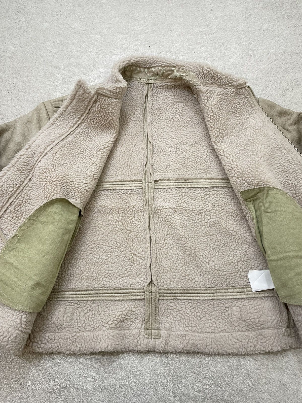 14th Addiction 2000s Japanese Beige Fur Collar Jacket Bondage LGB Japan Y2K Size US M / EU 48-50 / 2 - 4 Thumbnail