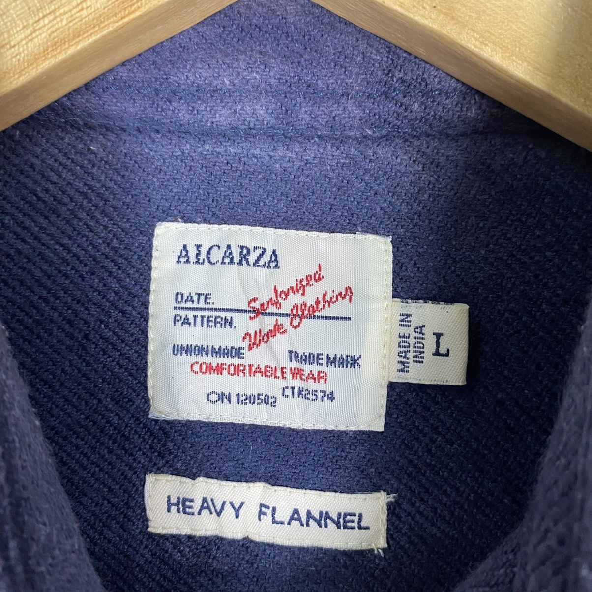 Blue Blue Japan ALCARZA INDIGO HEAVY FLANEL Size US M / EU 48-50 / 2 - 10 Thumbnail